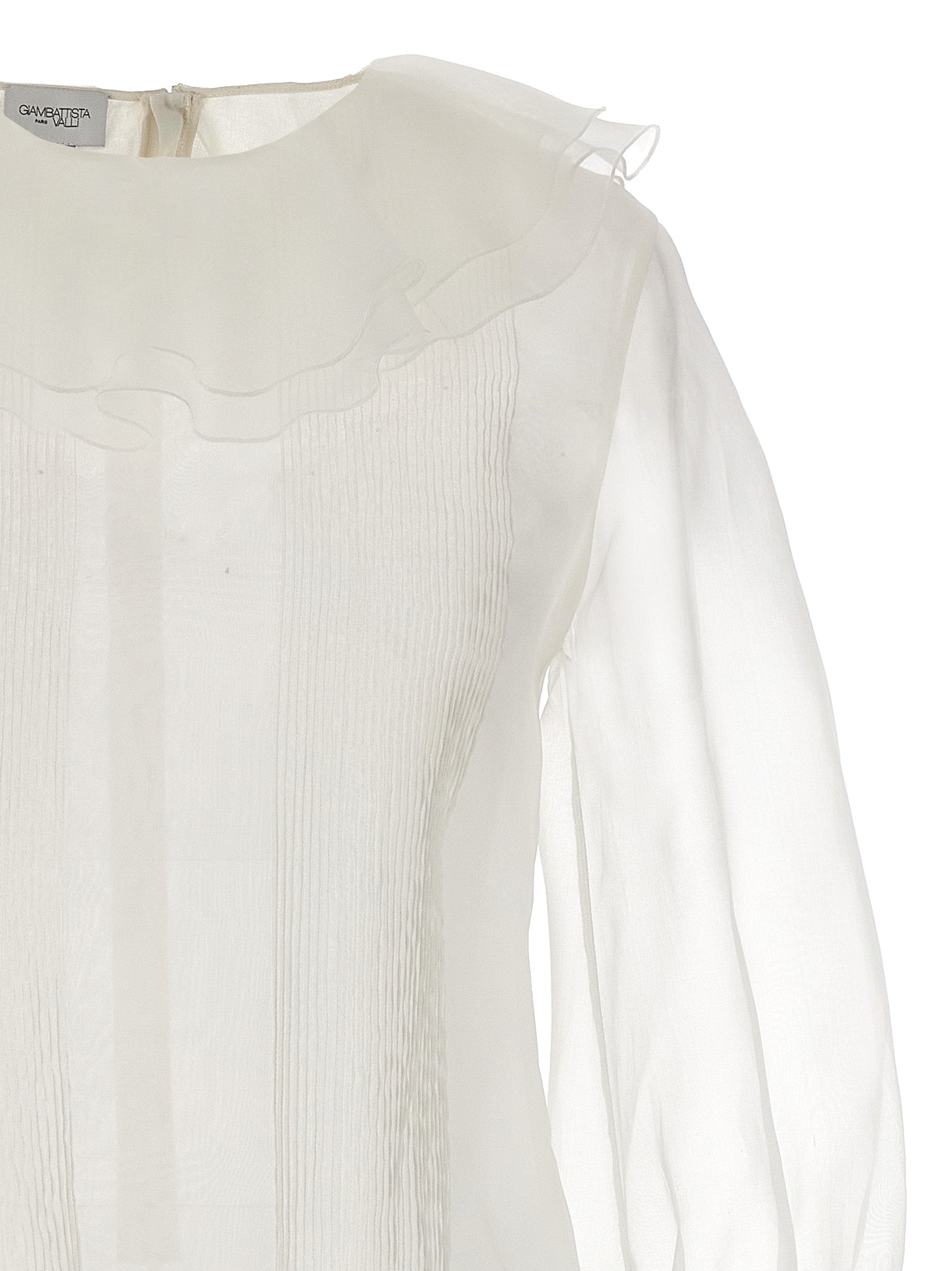 Giambattista Valli Ruffle Collar Shirt