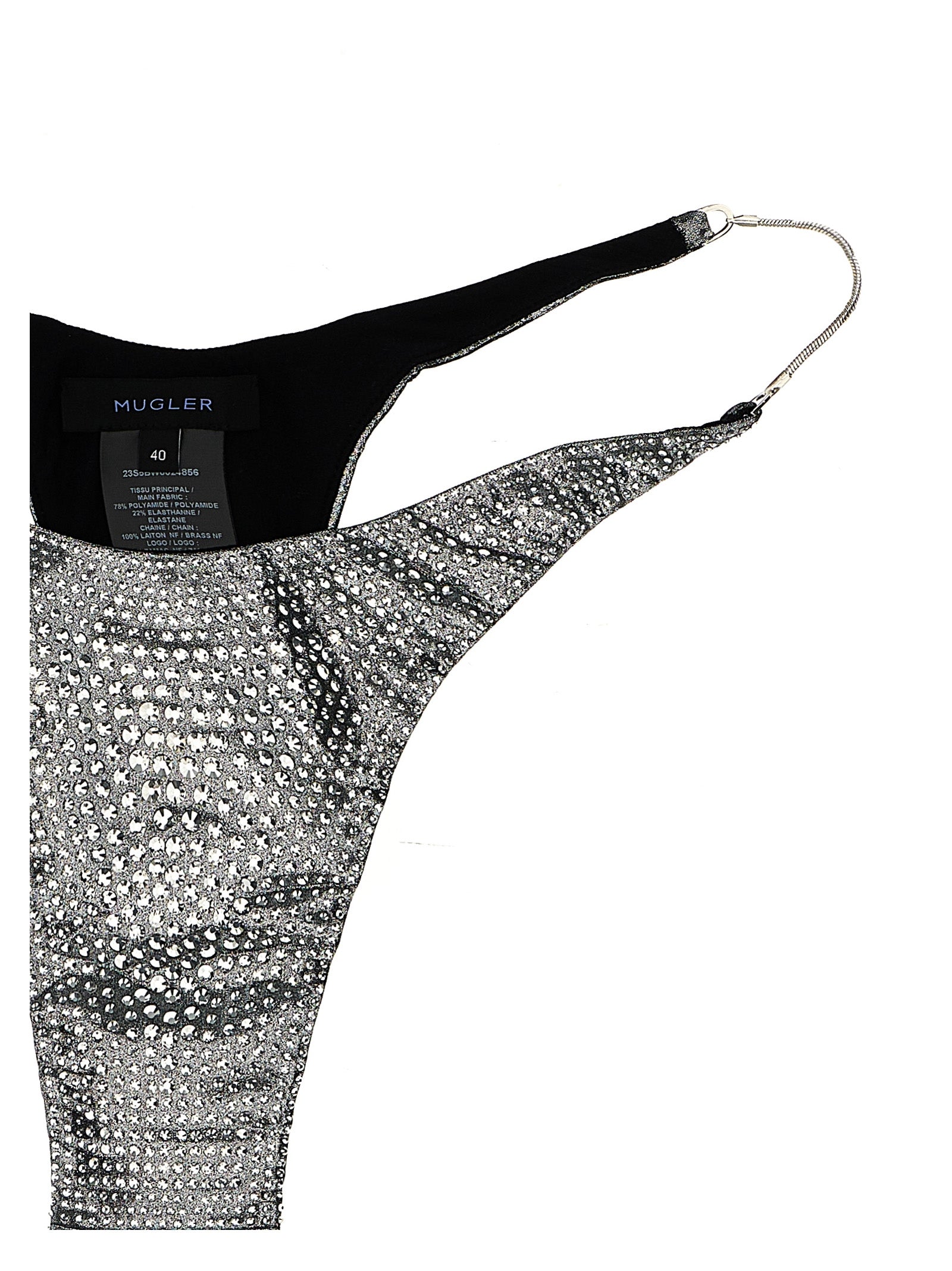 Mugler Rhinestone Bikini Briefs