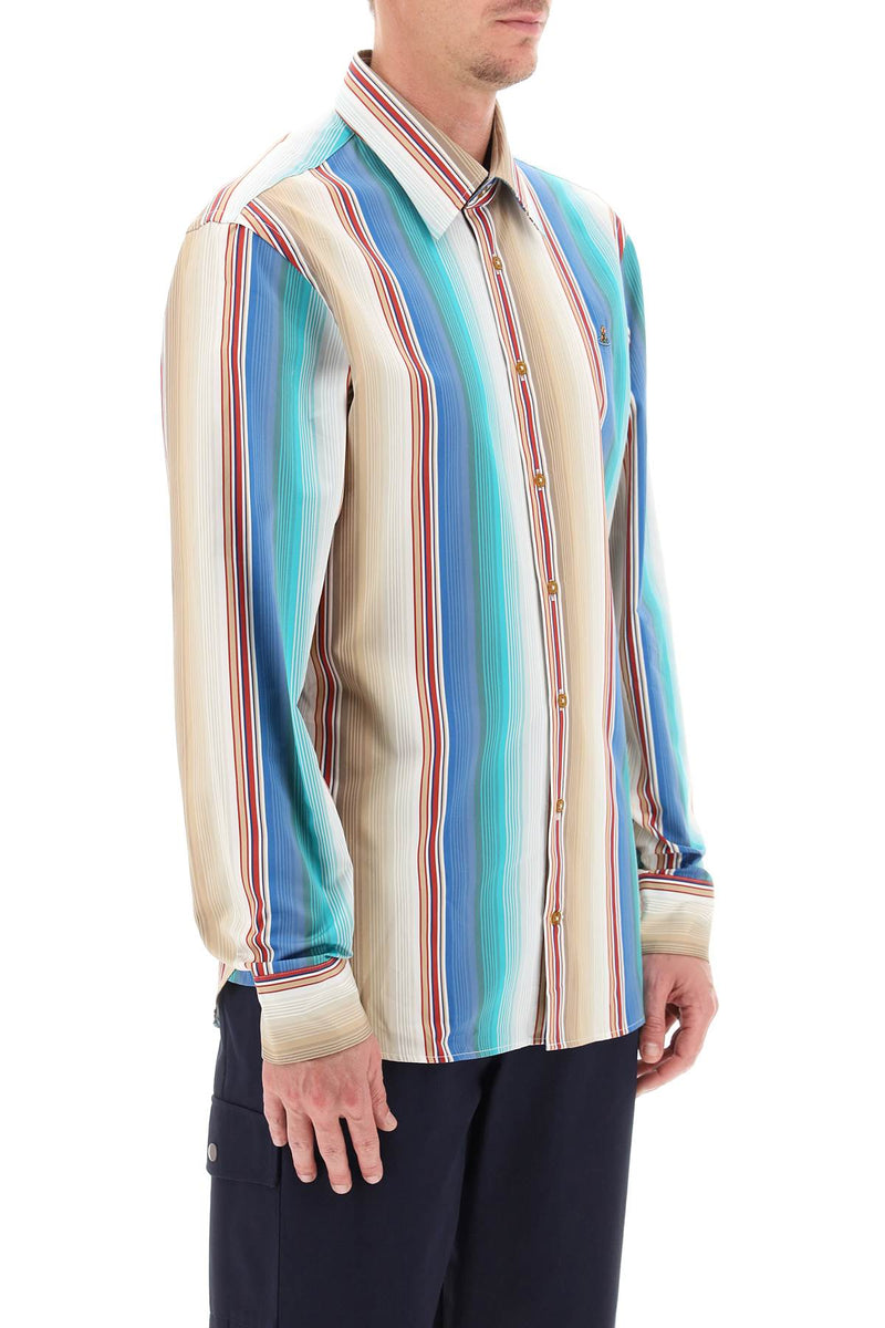 Vivienne Westwood Striped Ghost Shirt Multicolor