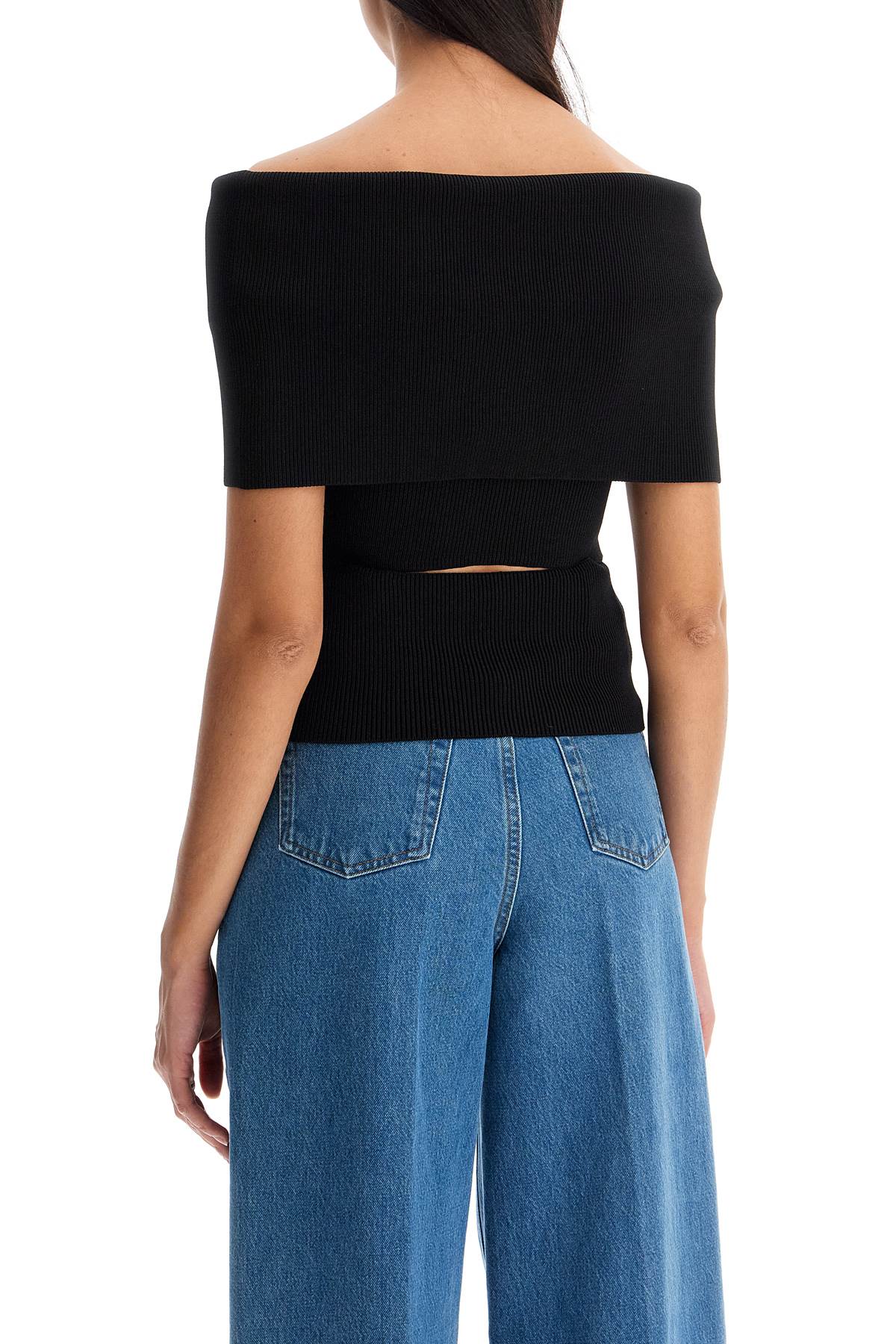 Christopher Esber 'Ribbed Knit Off-Shoulder