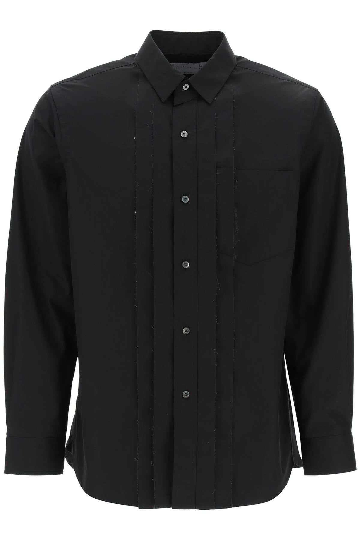 Sacai Layered Poplin Effect Shirt With