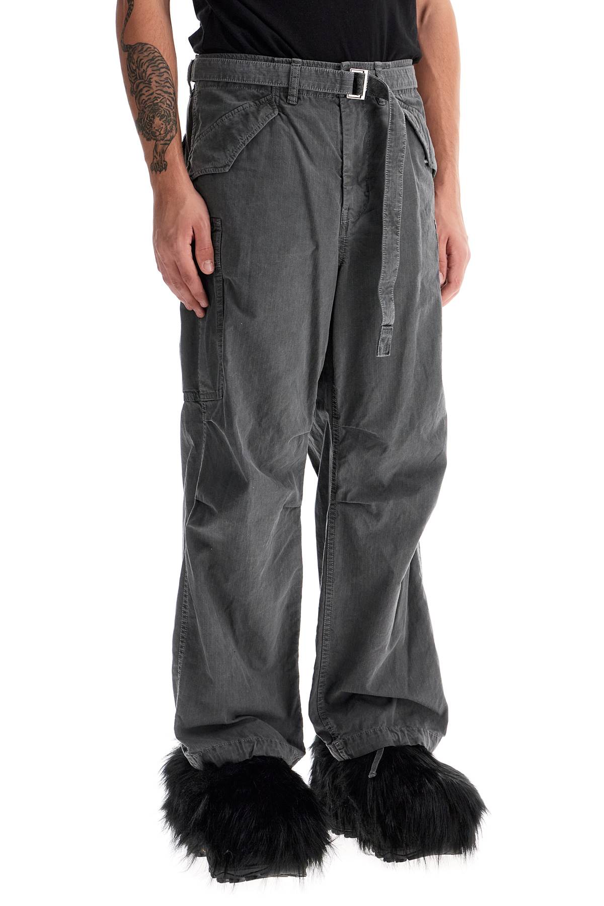 Sacai Ripstop Cargo Pants In