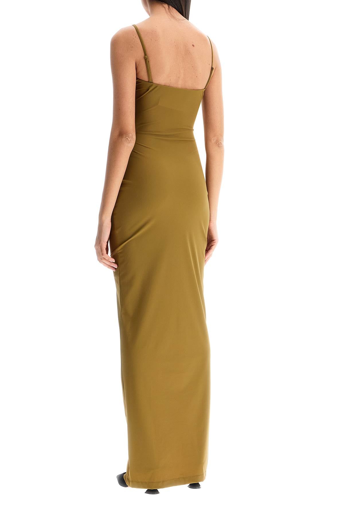 Christopher Esber Maxi Lycra Dress With U-Neckline