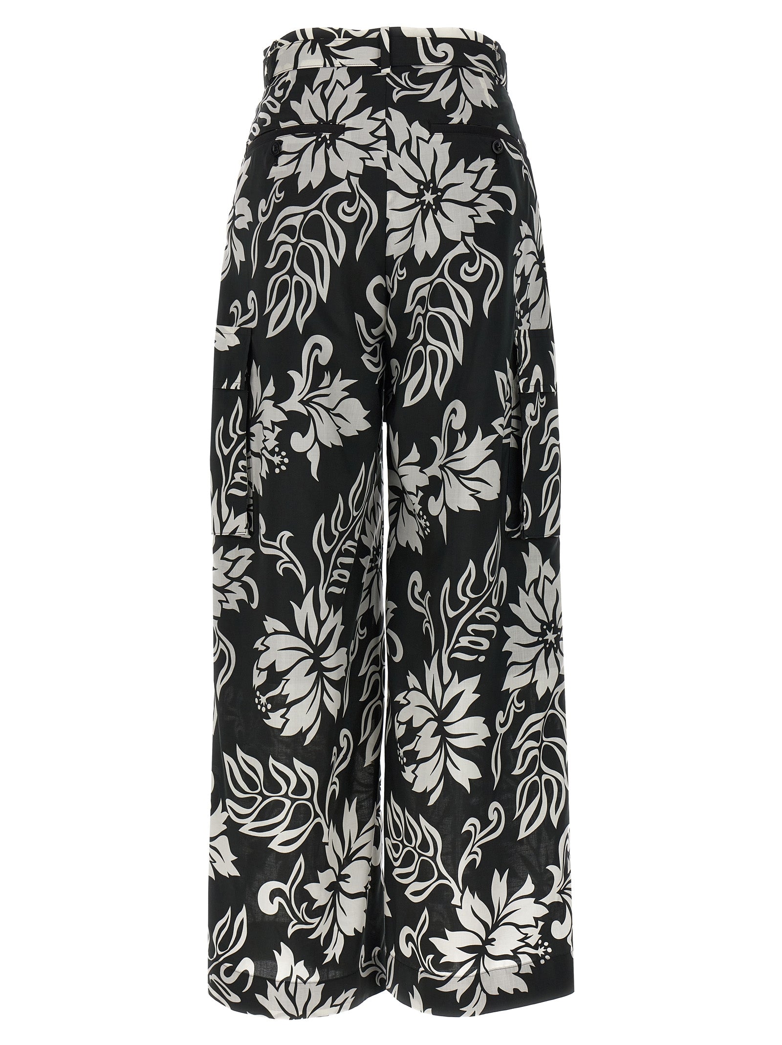 Sacai Floral Print Trousers