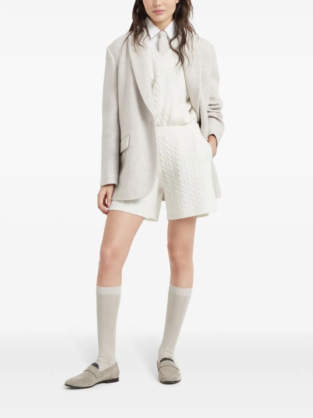 Brunello Cucinelli Shirt W Monili Trim At Collar