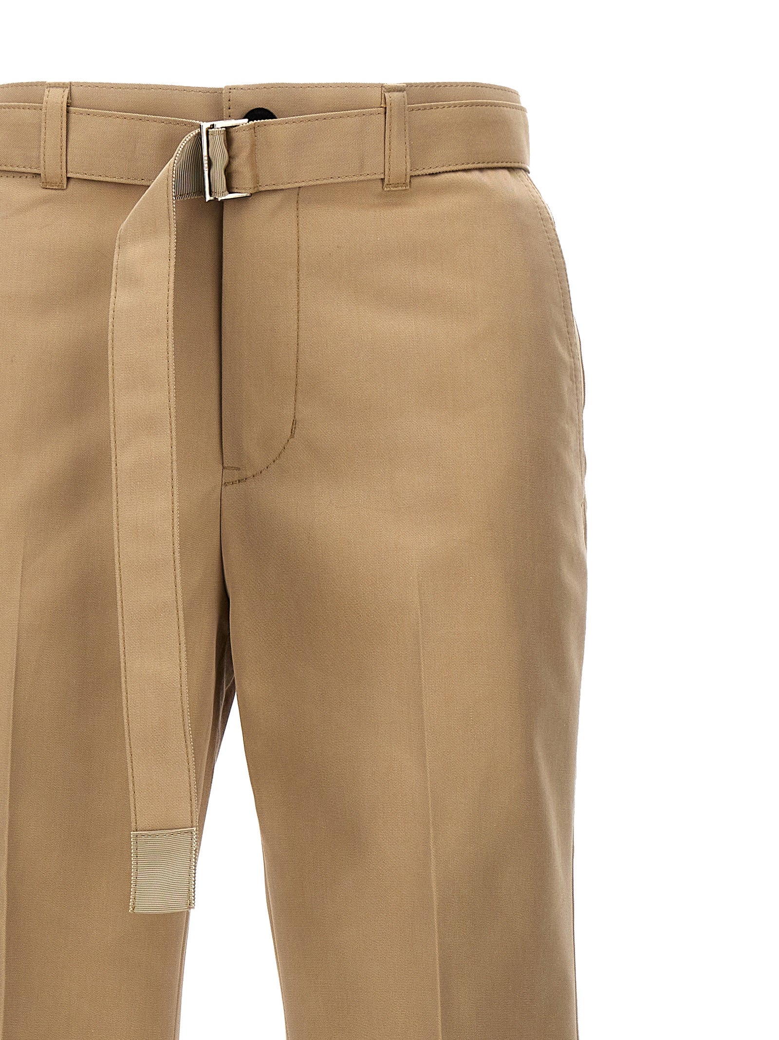 Sacai Gabardine Flared Trousers