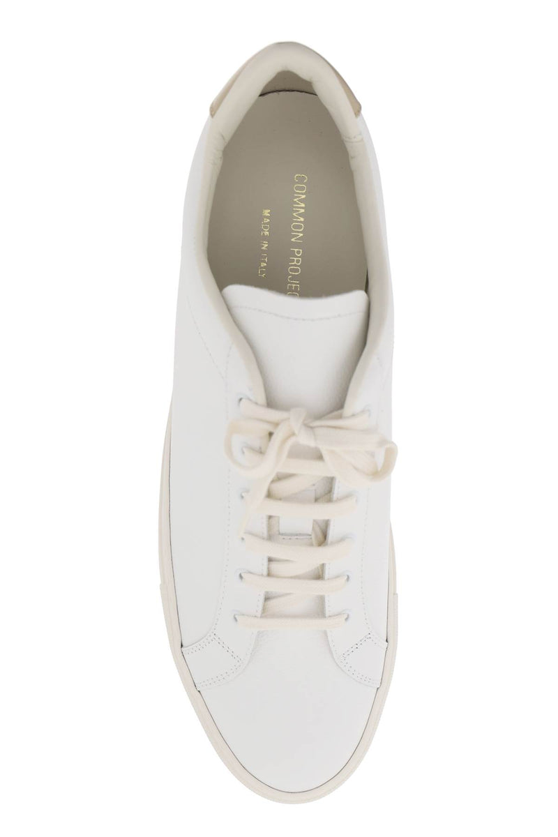 Common Projects Retro Low Top Sne White