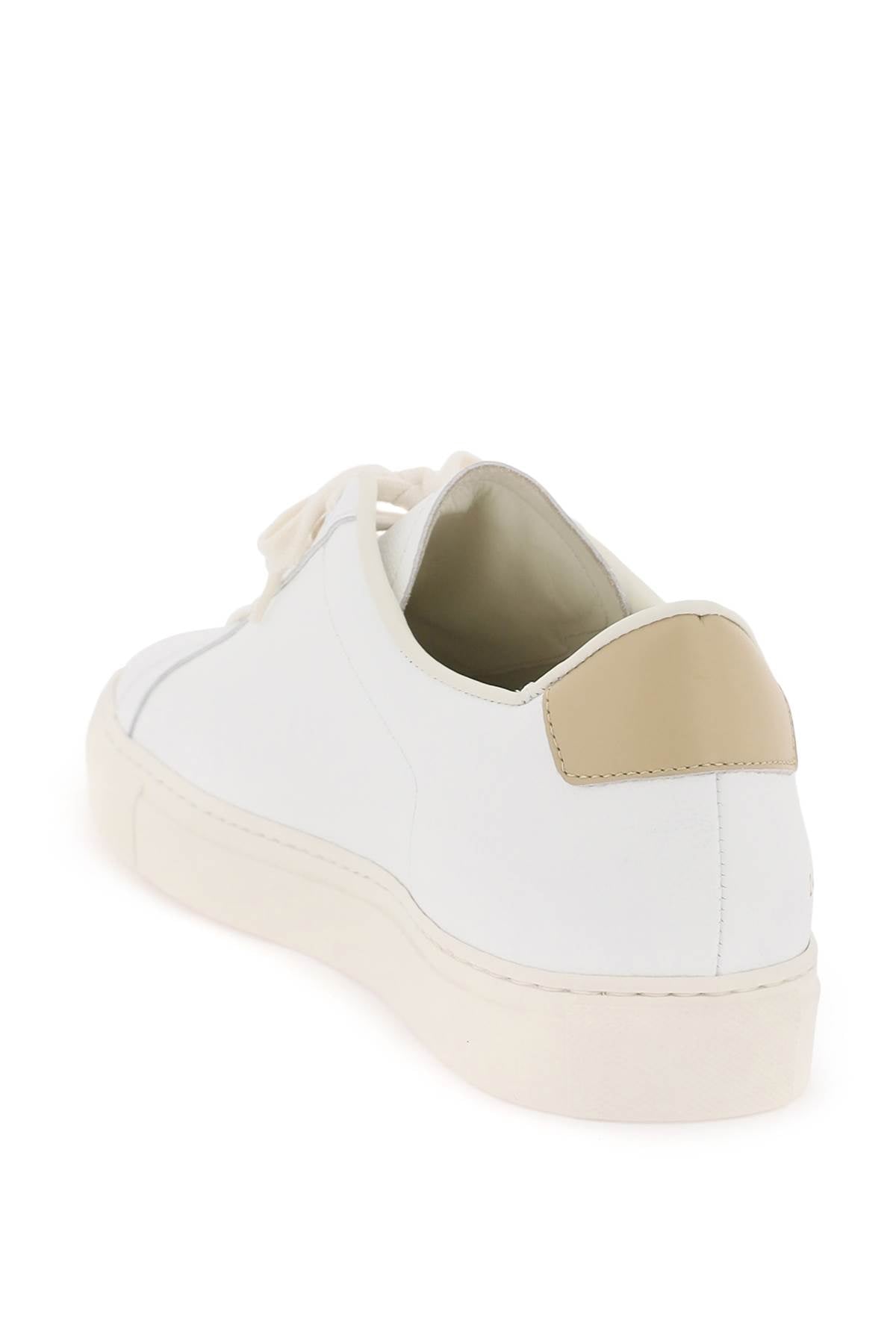 Common Projects Retro Low Top Sne White