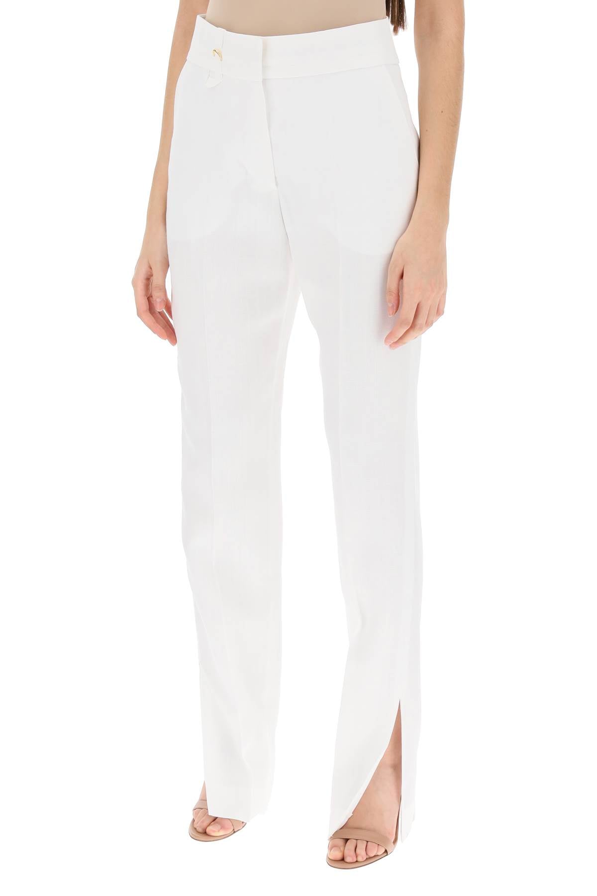 Jacquemus 'Le Pantalon Tibau' Slit Pants