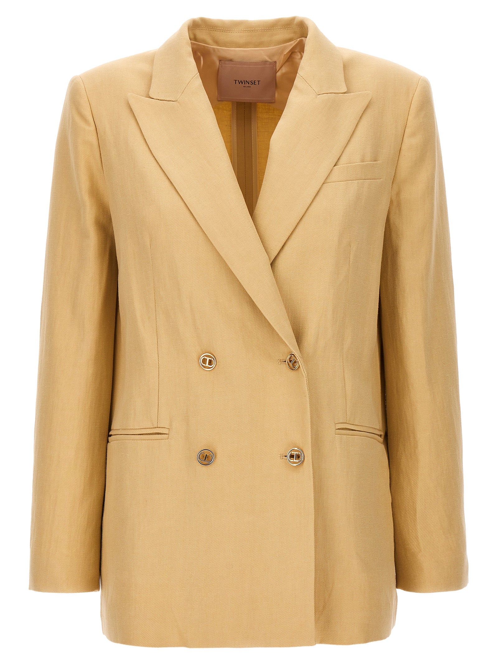 Twin Set Double-Breasted Blazer