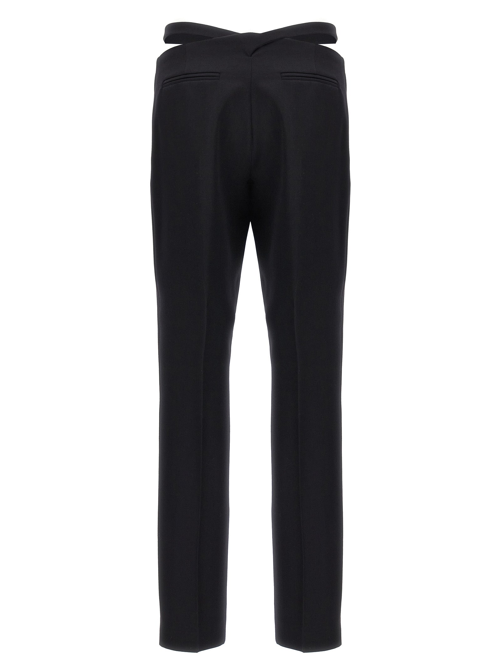 The Attico Belt Detail Trousers