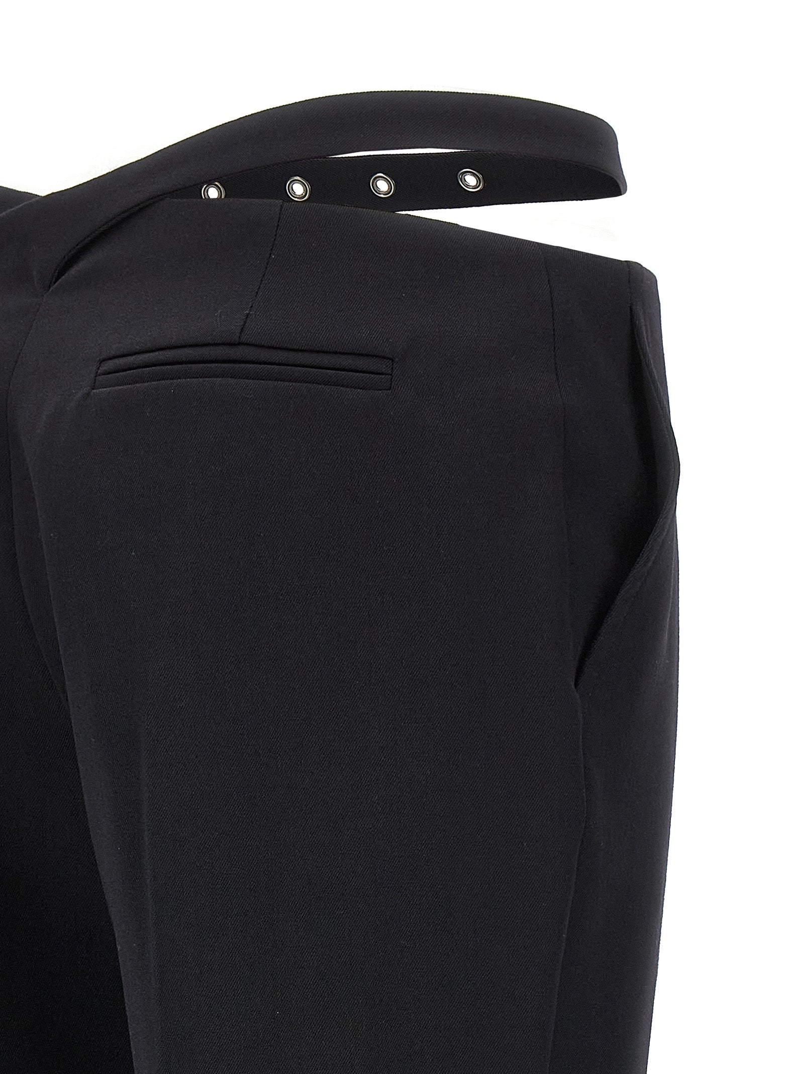 The Attico Belt Detail Trousers