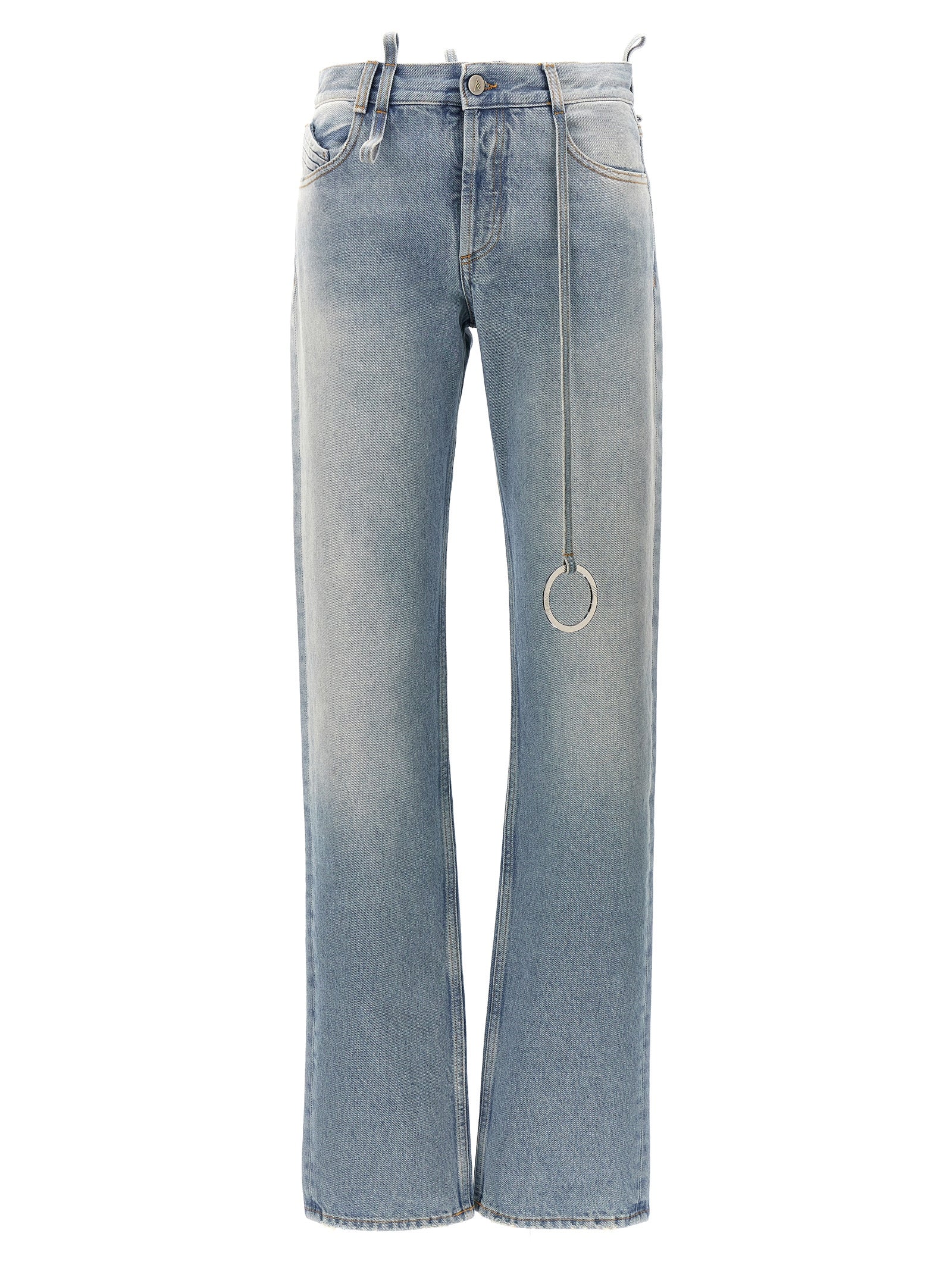 The Attico Belted Jeans