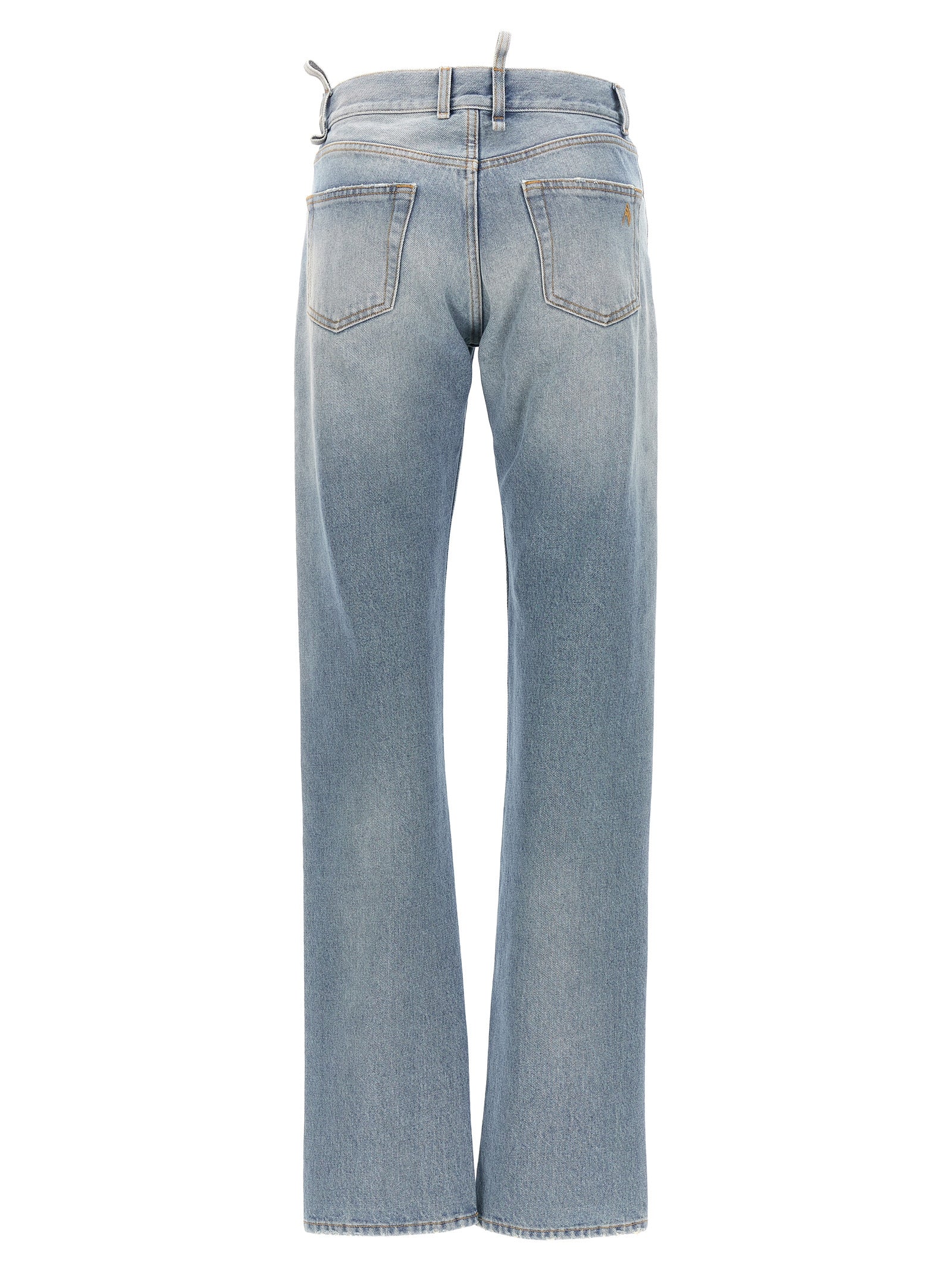 The Attico Belted Jeans