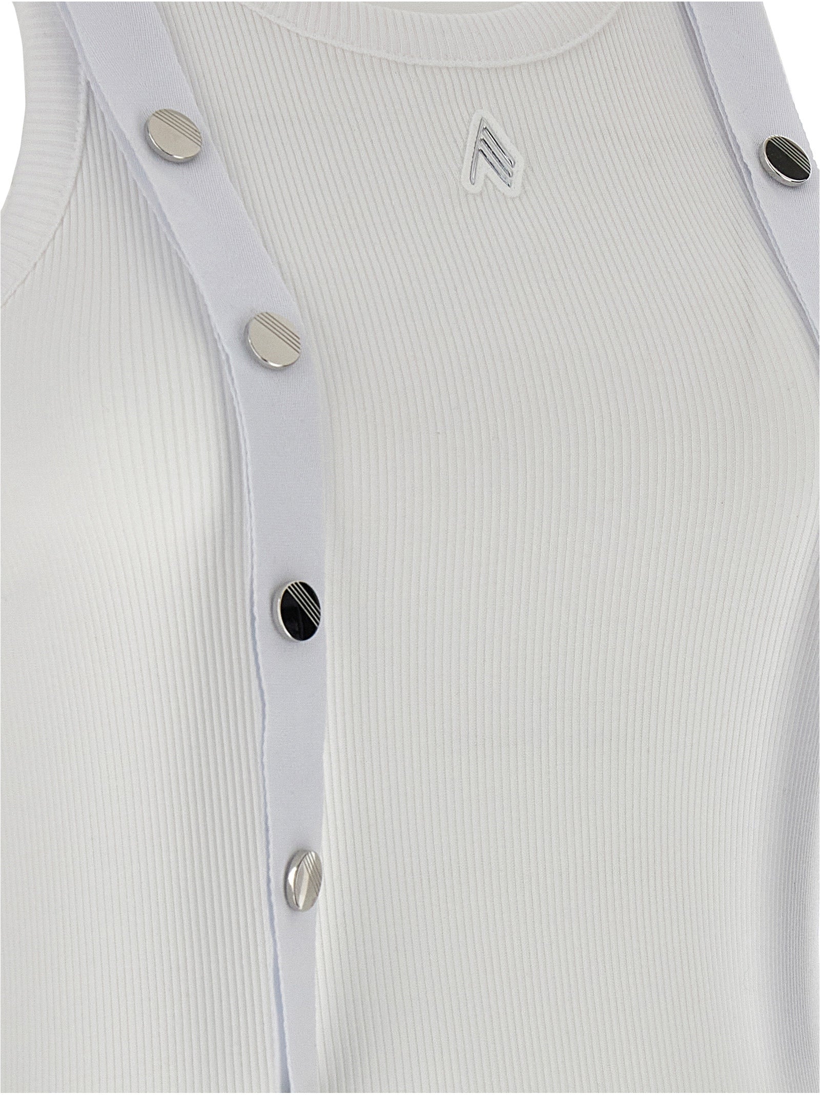 The Attico Metal Button Top