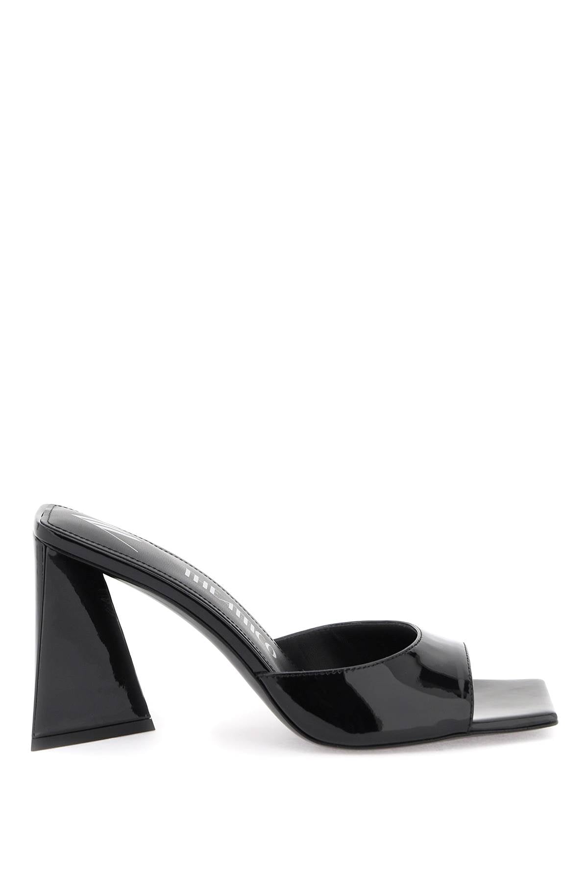 The Attico Devon Mules In Patent Leather