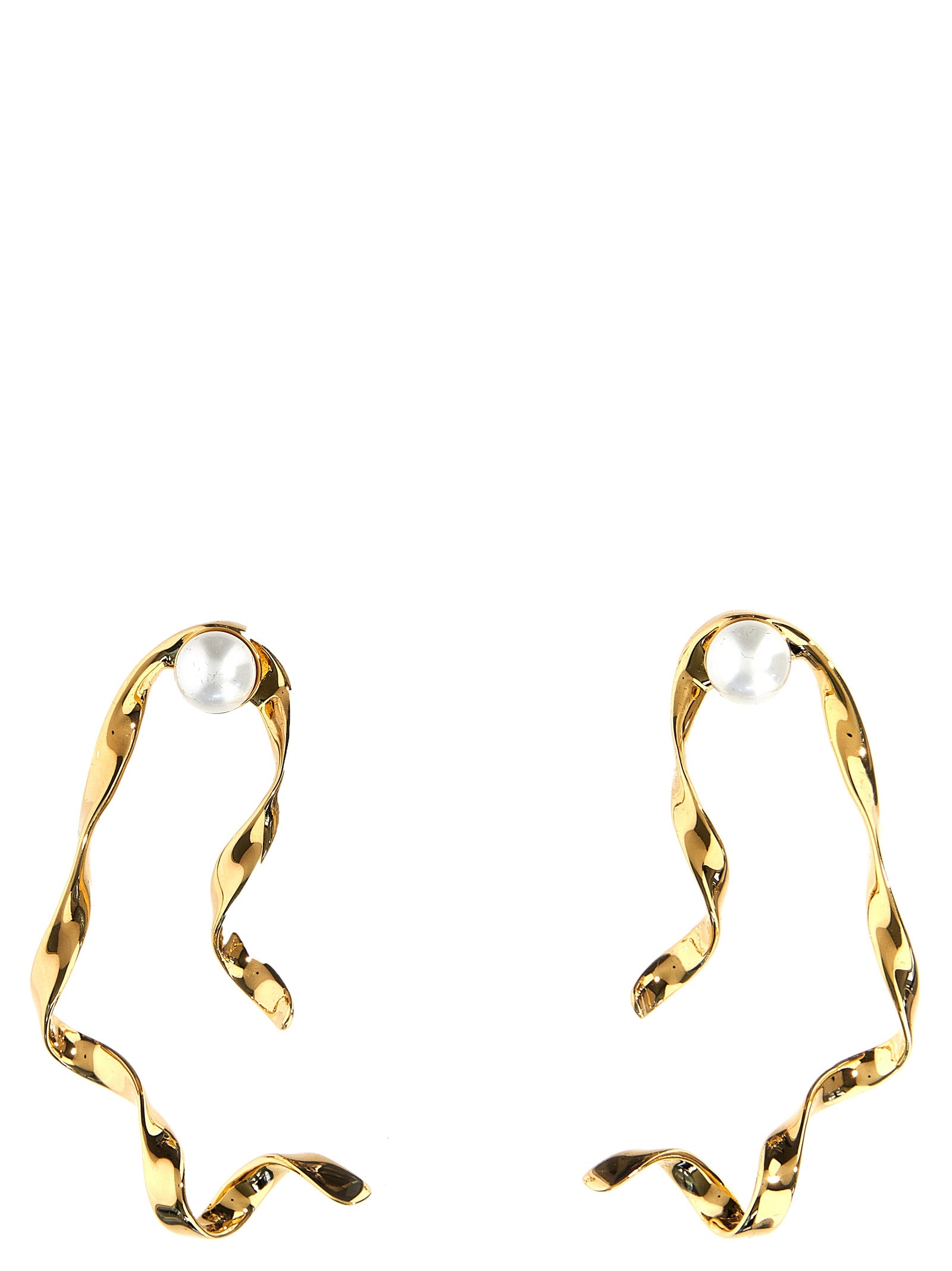 Dries Van Noten  Pearl Earrings