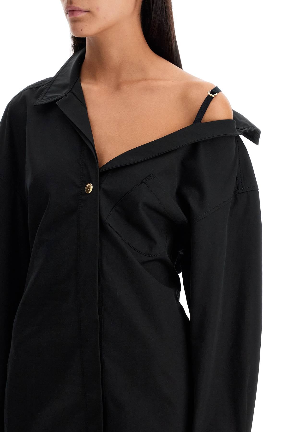 Jacquemus 'La Mini Robe Chemise' Shirt Dress