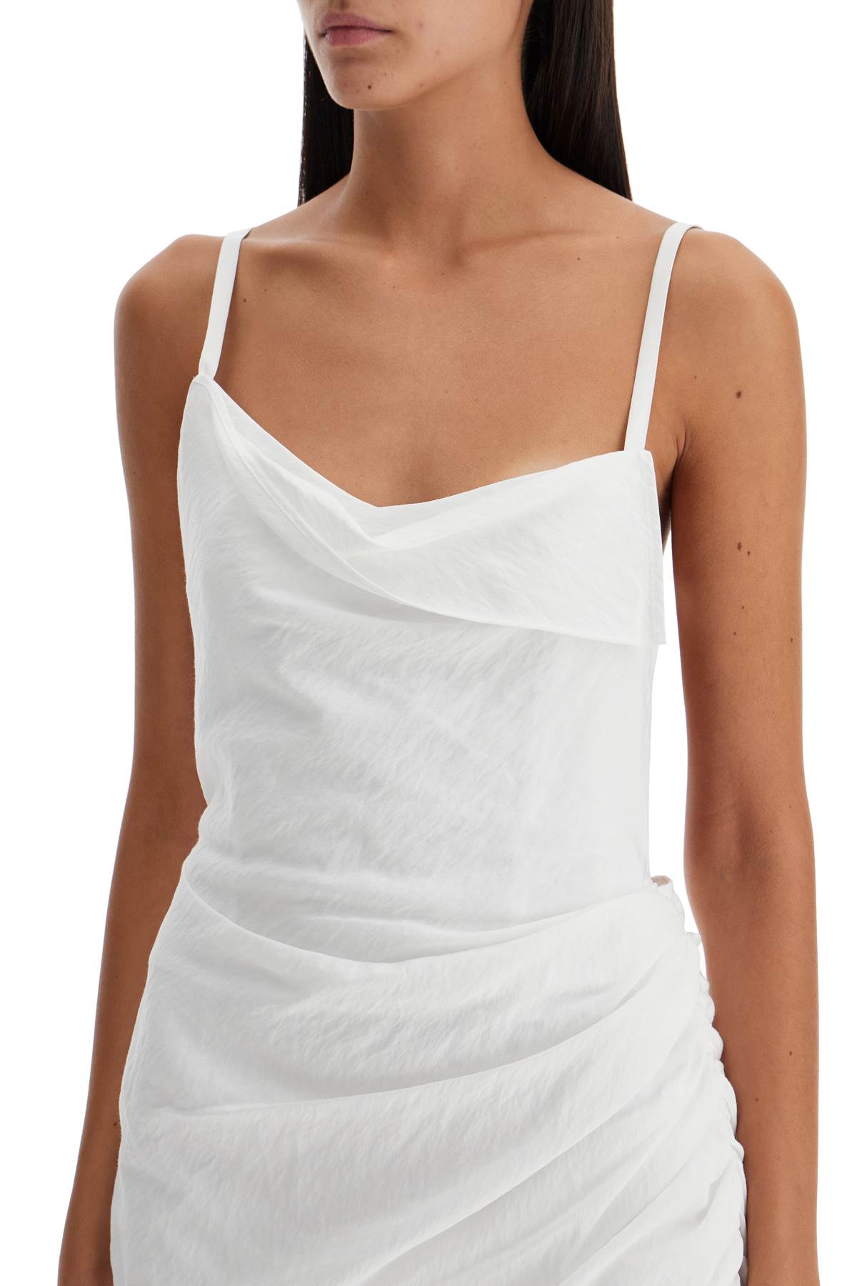 Jacquemus Asymmetric Mini Dress 'The Saudade