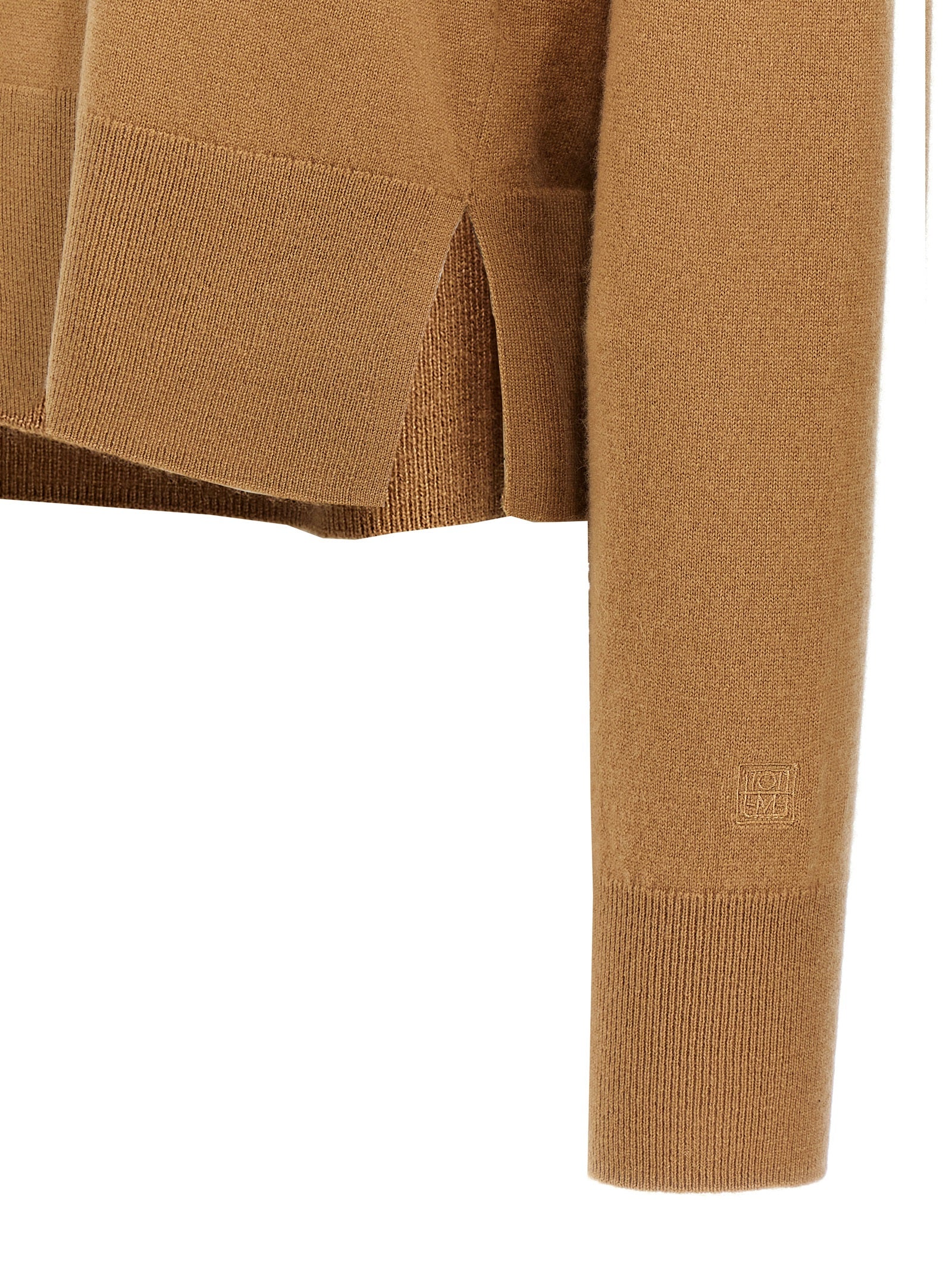 Toteme 'Cropped Turtleneck' Turtleneck Sweater