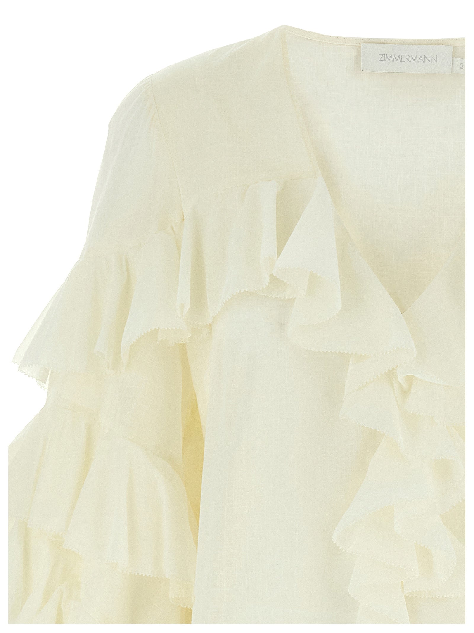 Zimmermann 'Acacia Ruffle' Blouse