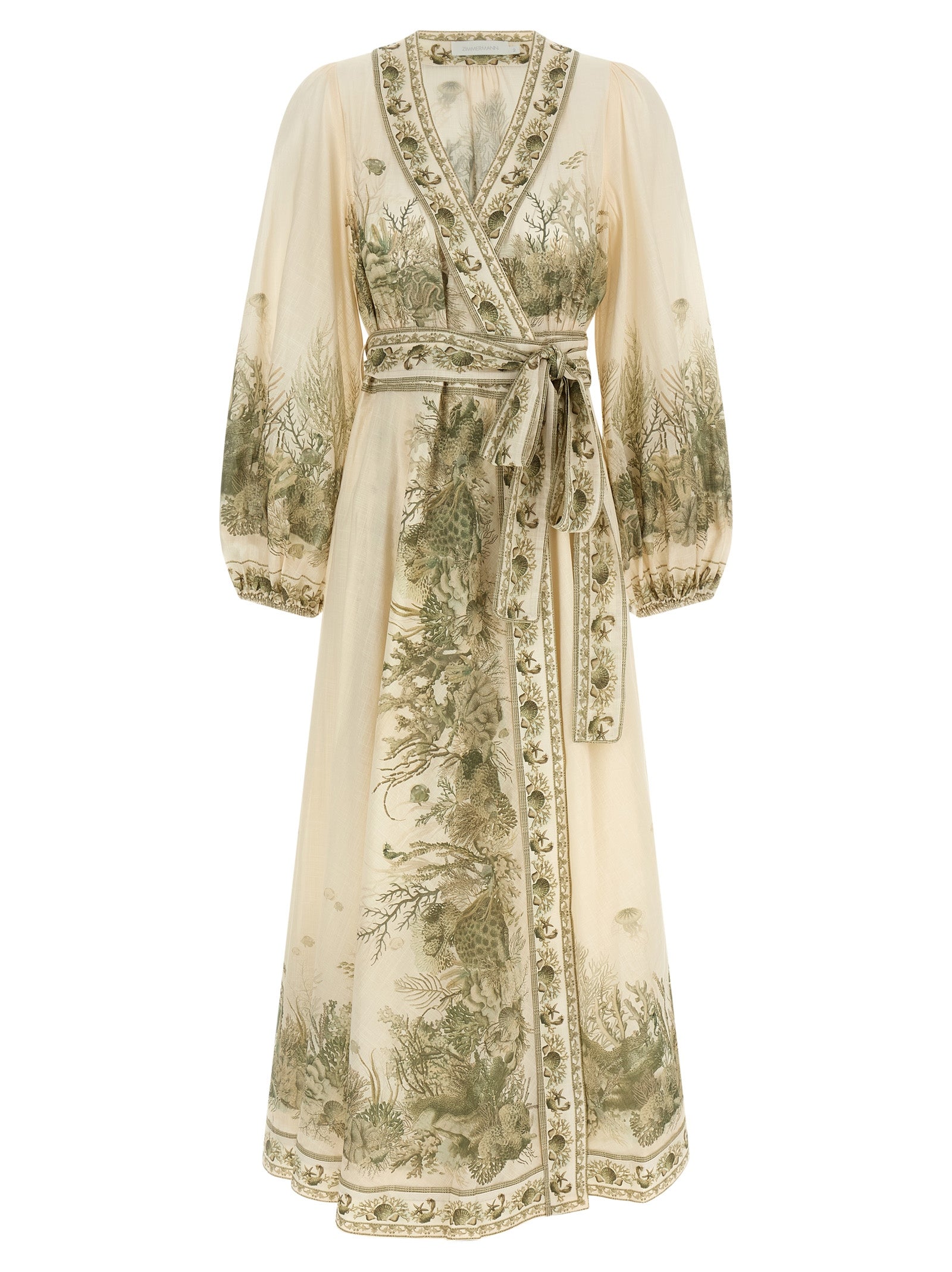Zimmermann 'Wanderlust Wrap Midi' Dress
