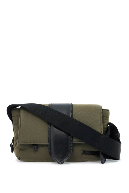 Jacquemus 'Le Petit Messenger Bambino Nylon Shoulder Bag For Khaki