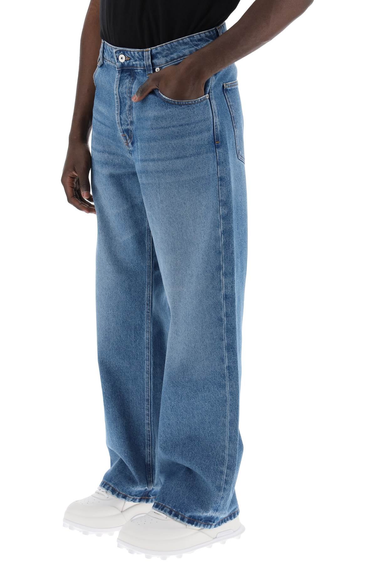 Jacquemus Large Denim Jeans From Nimes