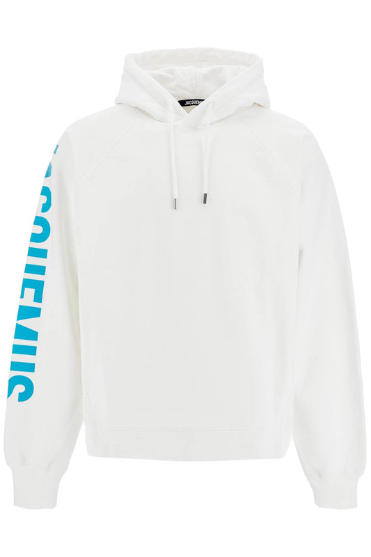 Jacquemus Le Hoodie Typo Hoodie White