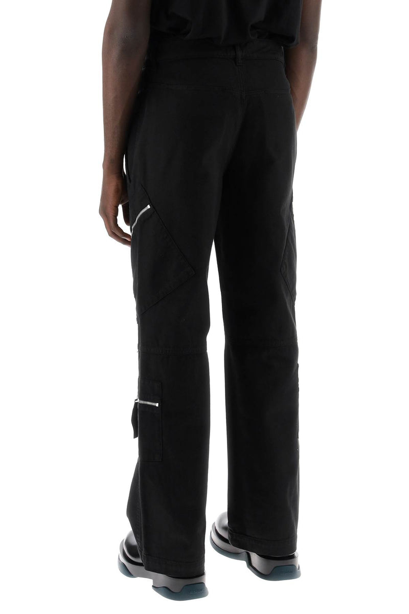 Jacquemus Brown Cargo Pants For Men Black