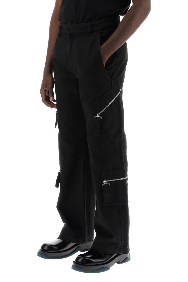 Jacquemus Brown Cargo Pants For Men Black