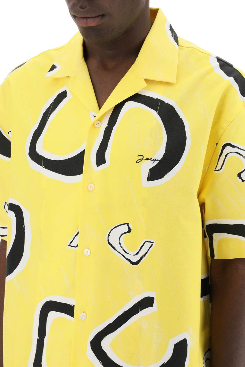 Jacquemus Jean Bowling Shirt For Men Yellow