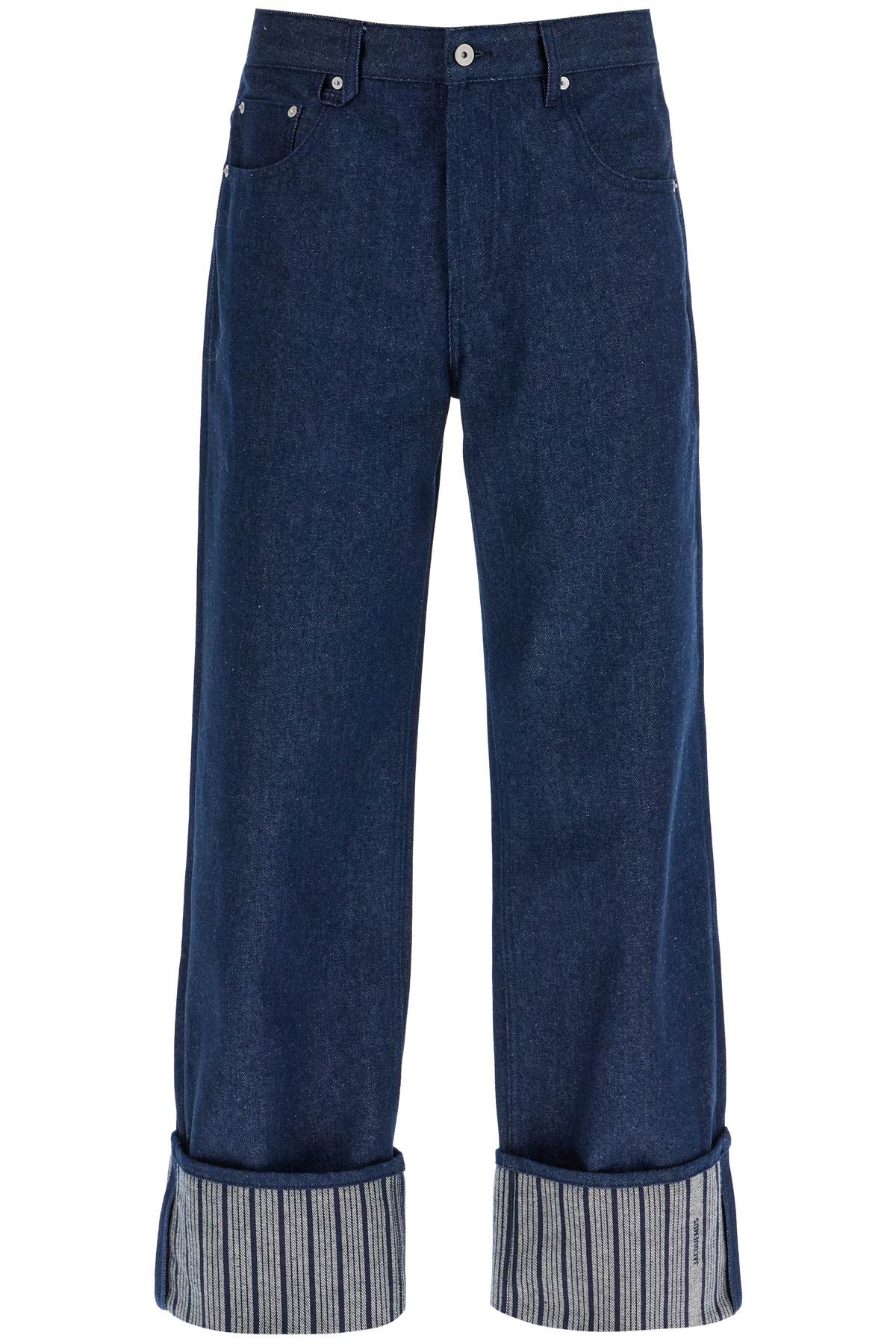 Jacquemus Baggy With Maxi Cuff  Baggy Jeans With