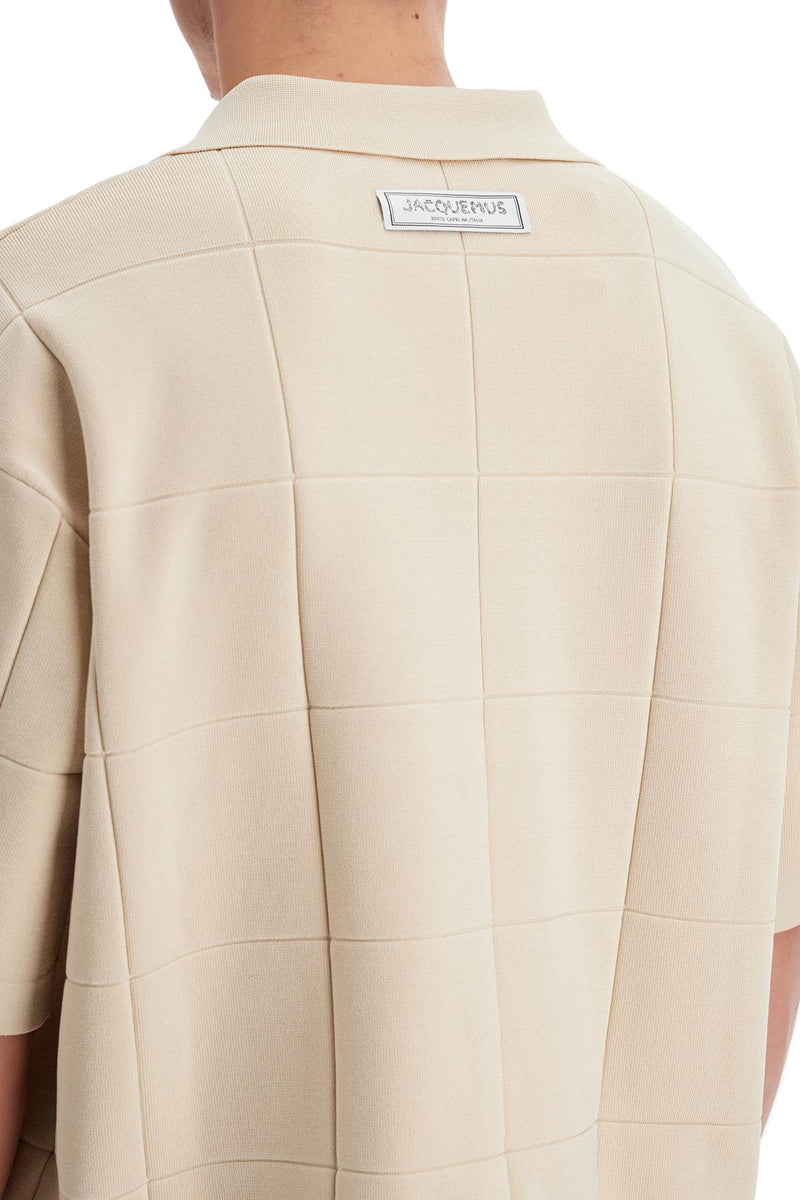 Jacquemus Boxy Polo 'The Basin Polo Beige