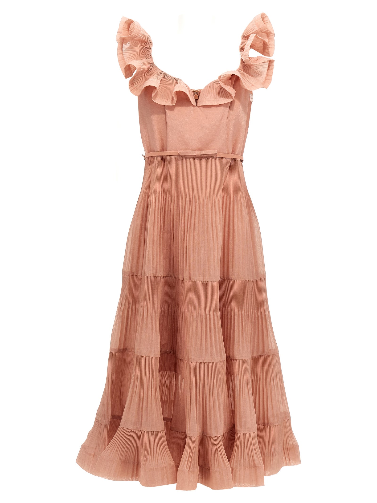 Zimmermann 'Pleated Fill Midi' Dress