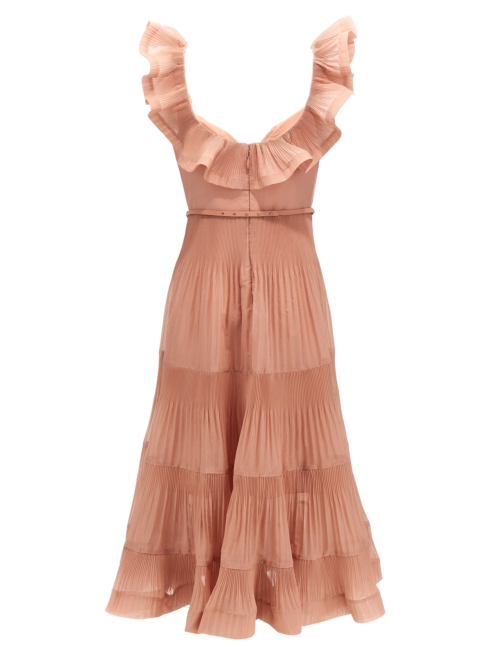 Zimmermann 'Pleated Fill Midi' Dress