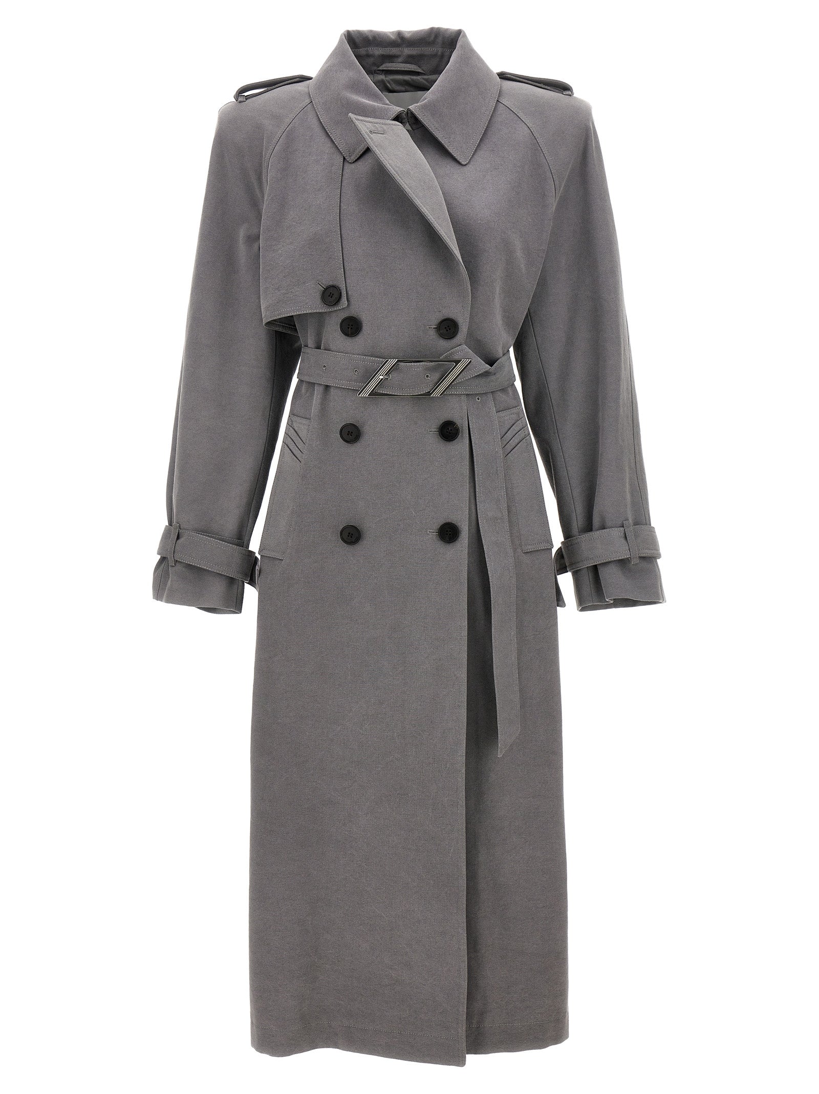 The Attico Double-Breasted Trench Coat