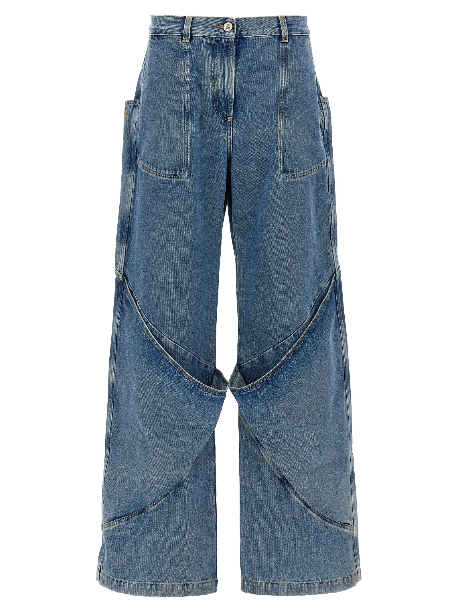 The Attico Maxi Pocket Jeans