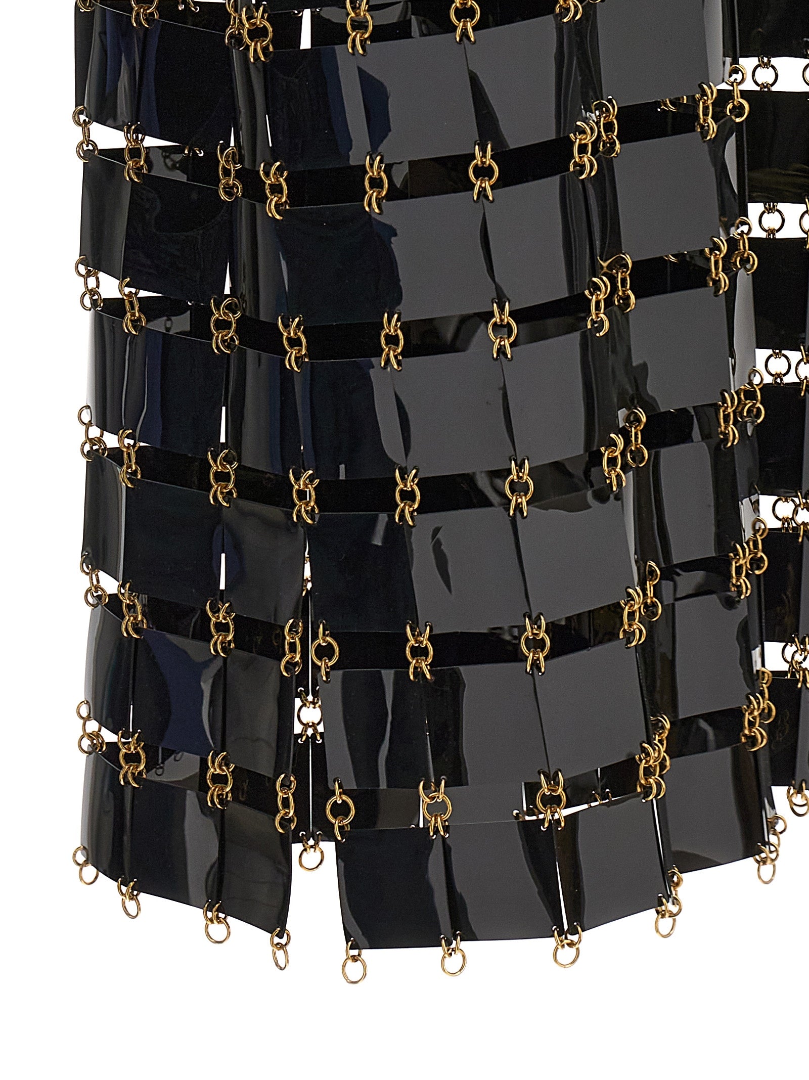 Paco Rabanne Vinyl Check Dress