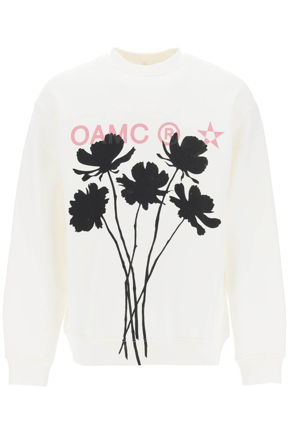 Oamc Whiff Sweatshirt With Graphic Print