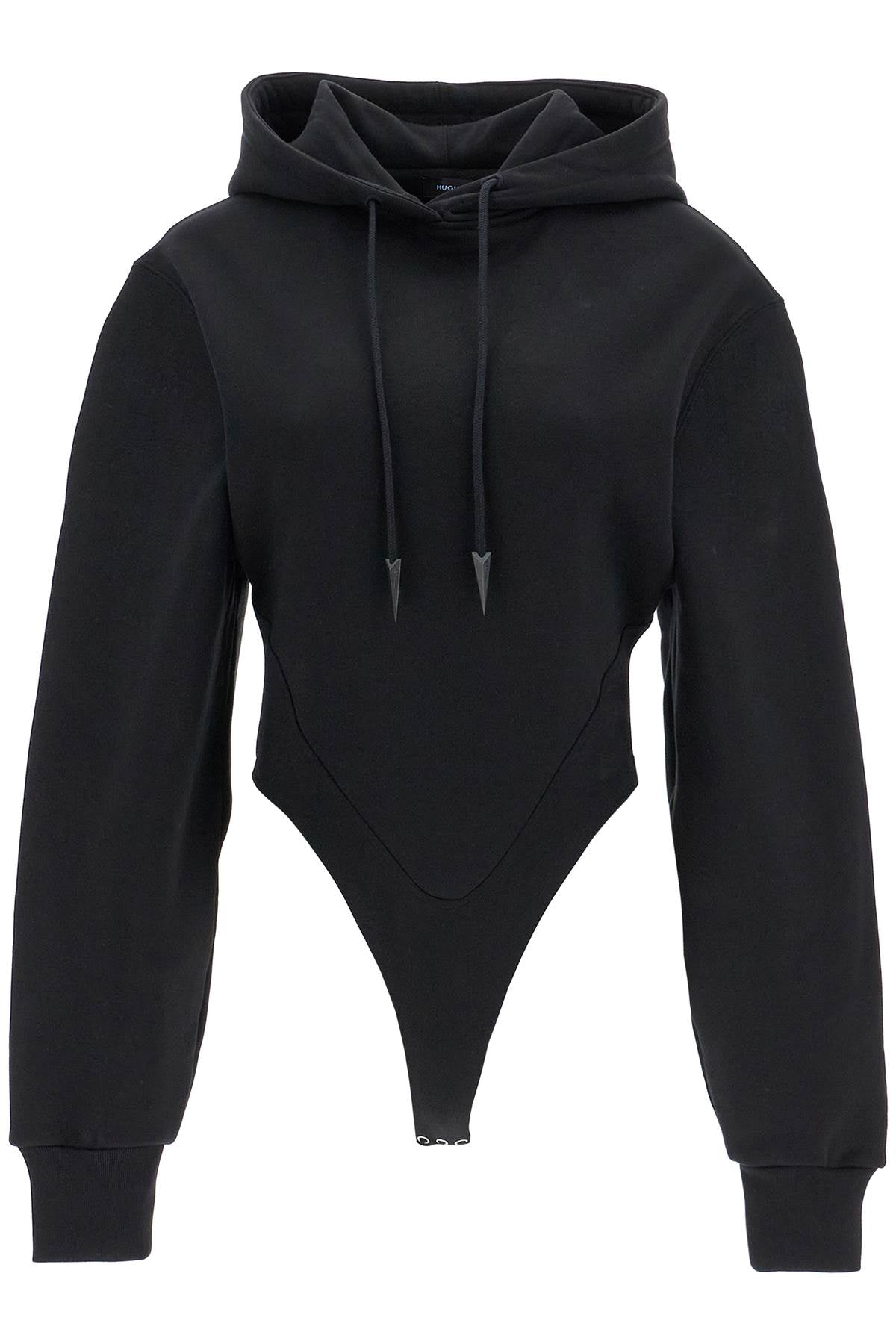 Mugler Body Sweatshirt With Hood