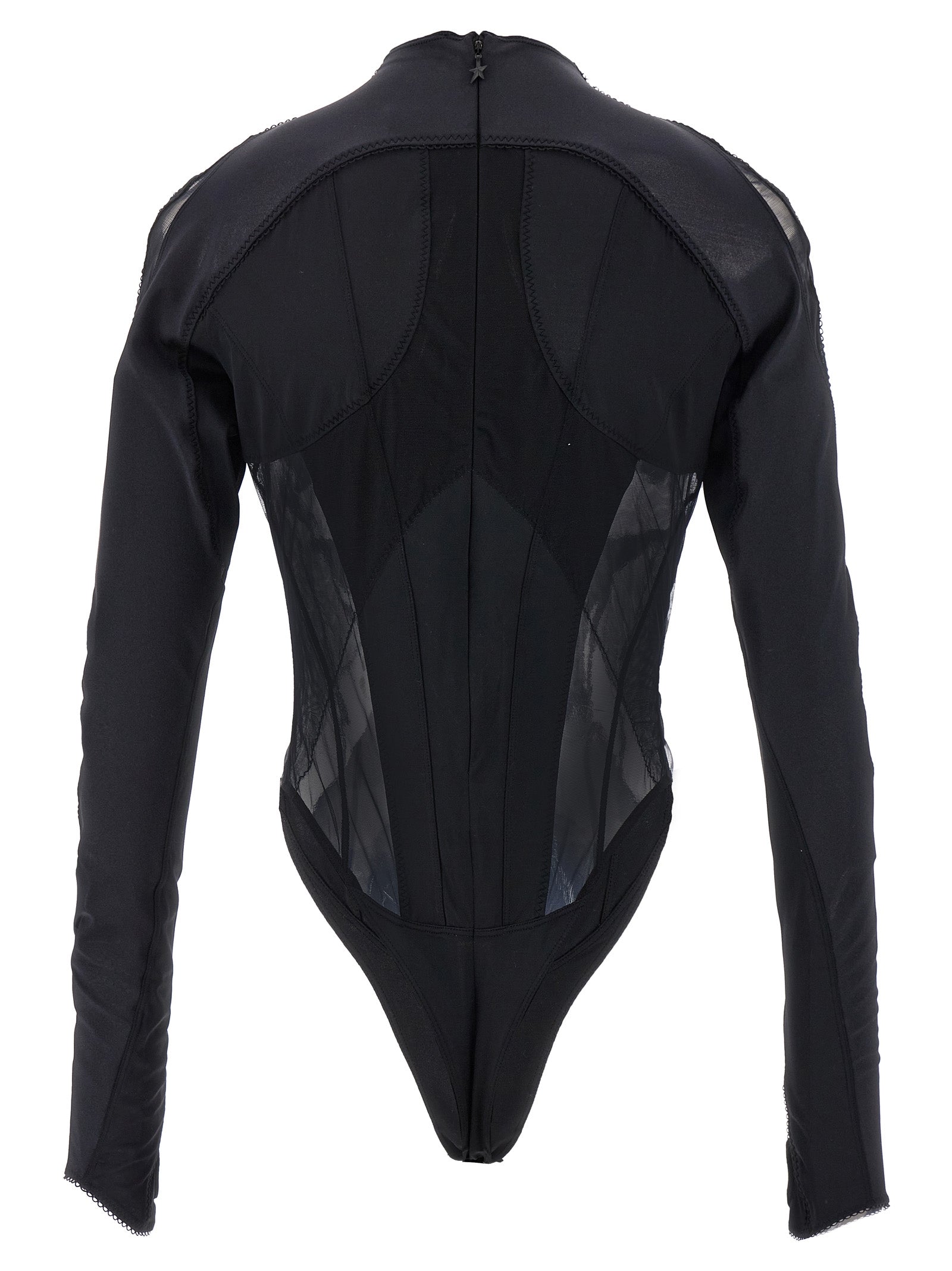 Mugler 'Multi-Layer Lingerie' Bodysuit