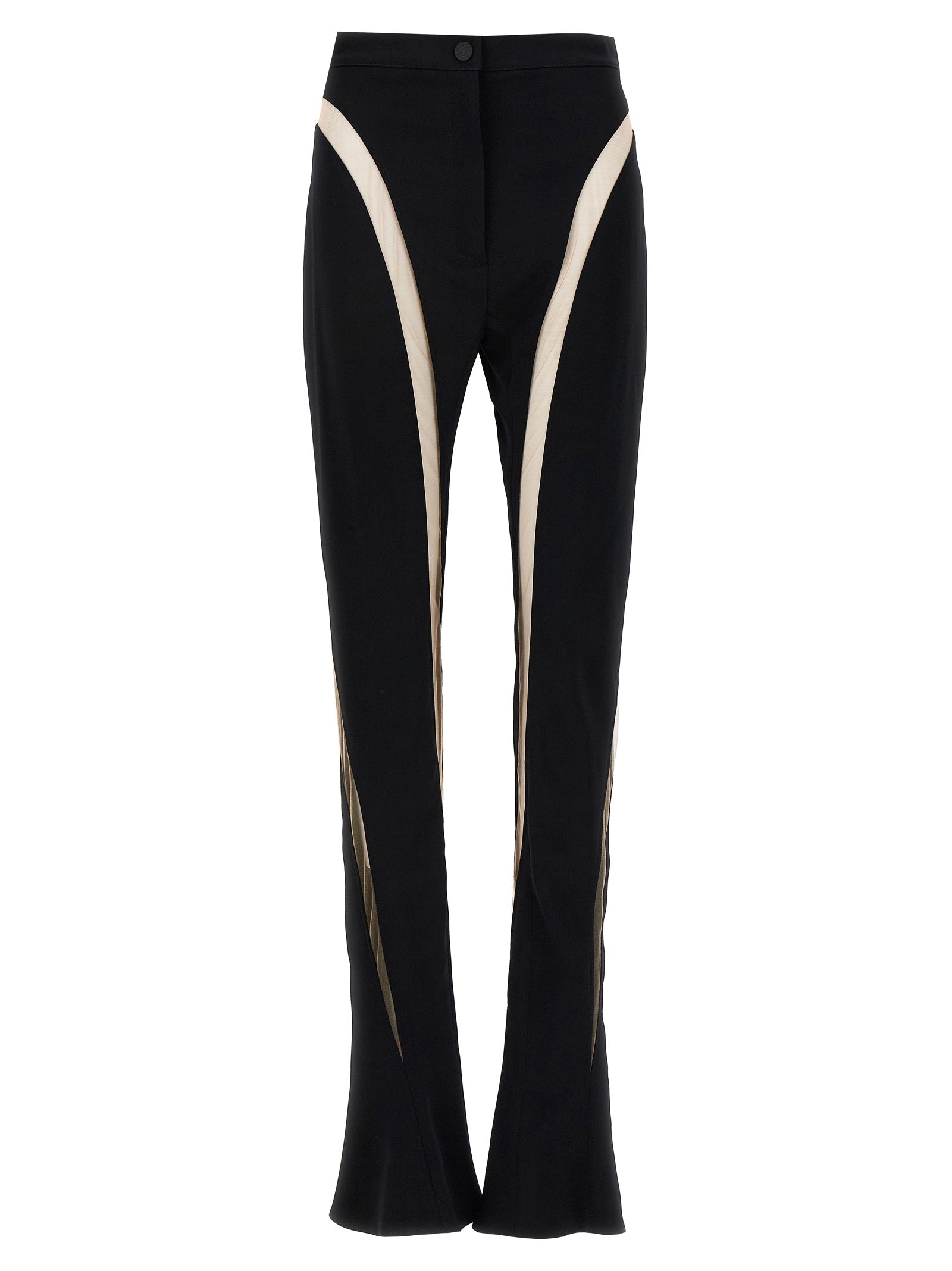 Mugler Mesh Insert Leggings