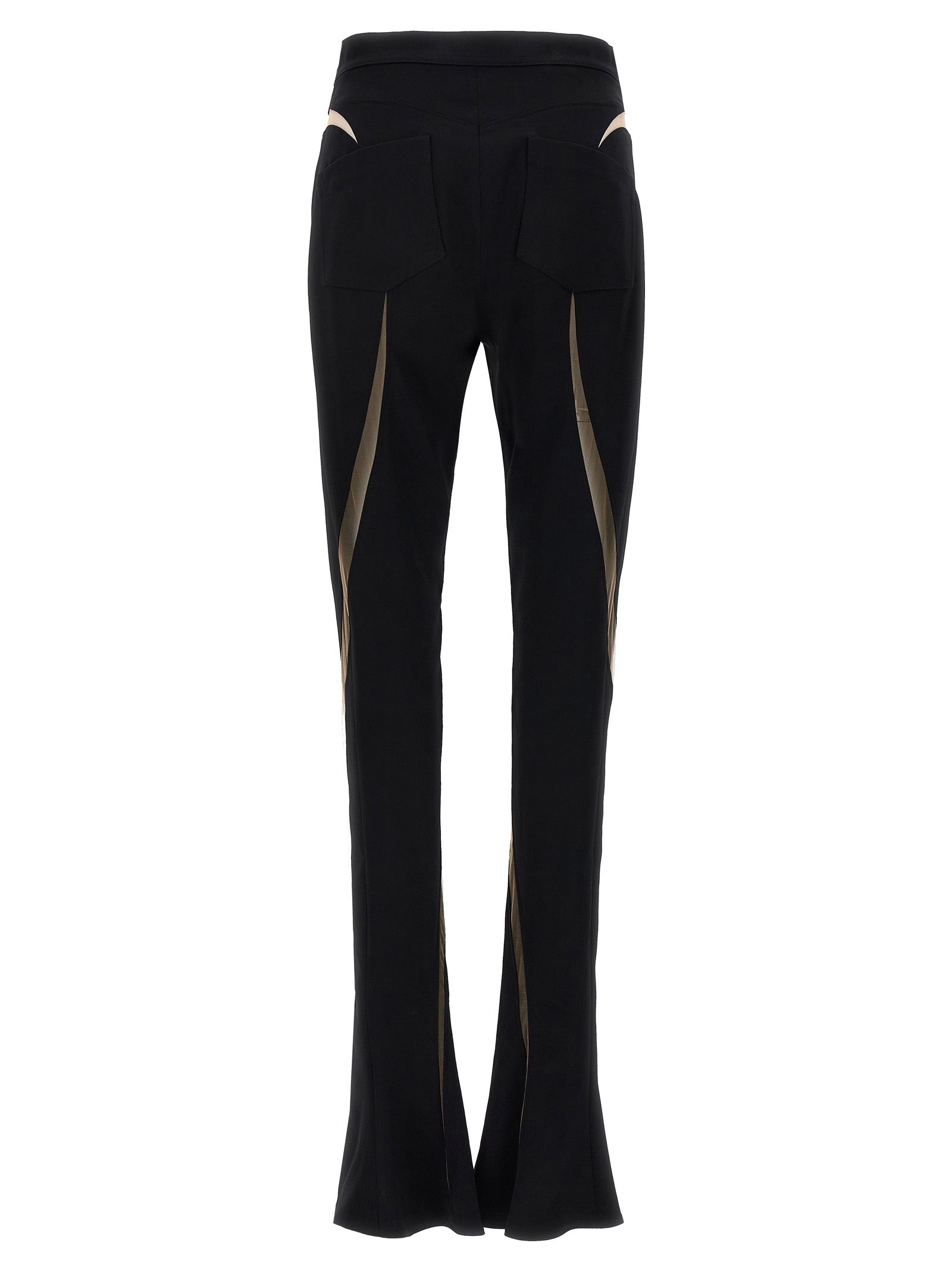 Mugler Mesh Insert Leggings