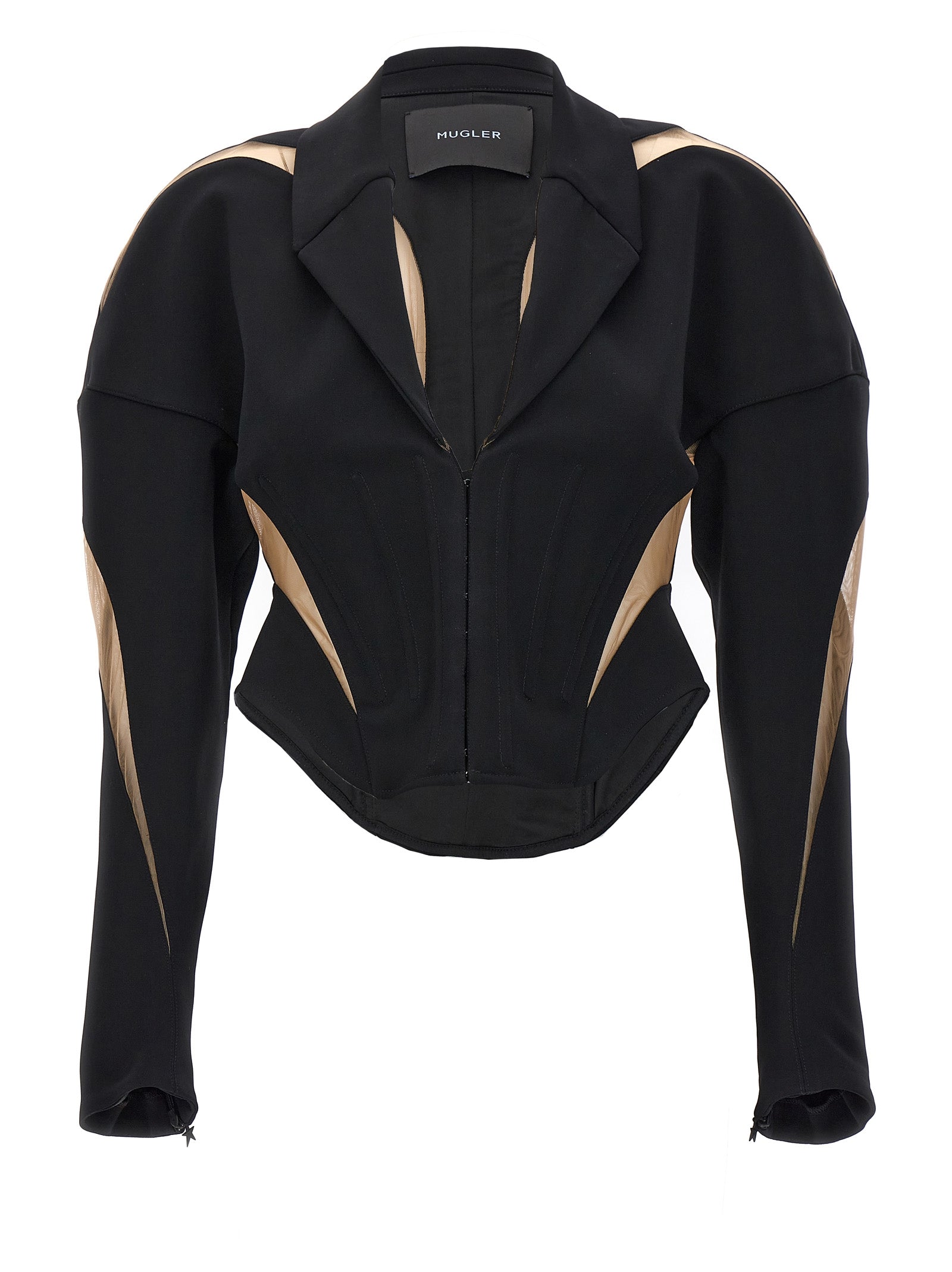 Mugler Mesh Insert Blazer