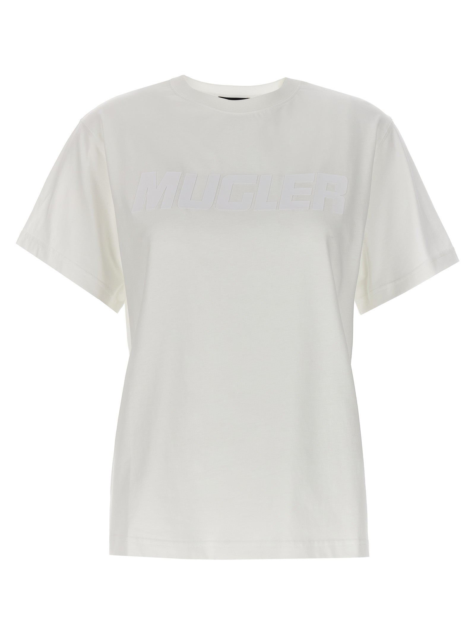 Mugler Rubberized Logo T-Shirt