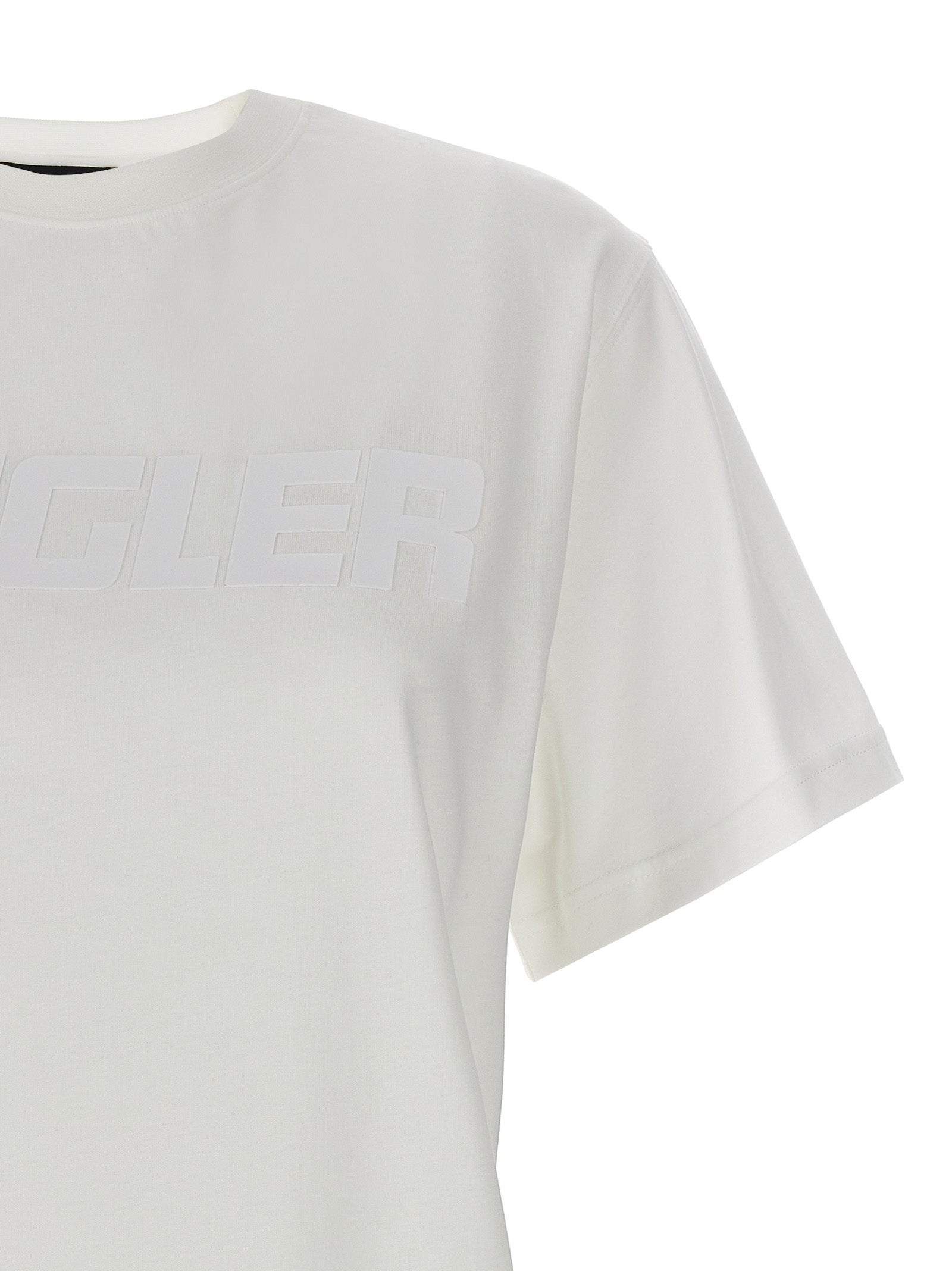 Mugler Rubberized Logo T-Shirt