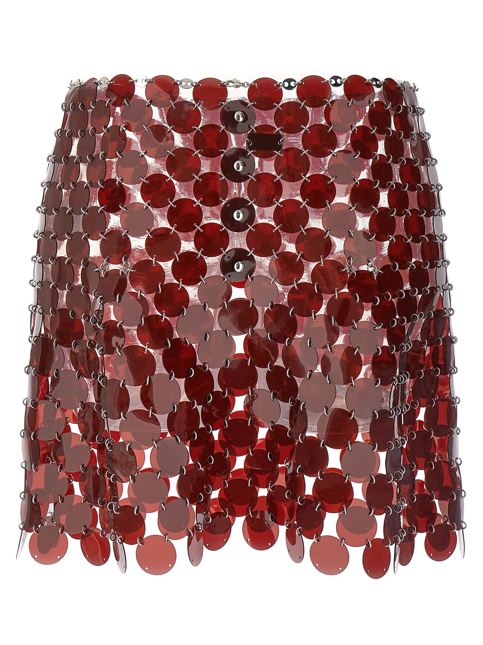 Paco Rabanne Plastic Sequin Skirt