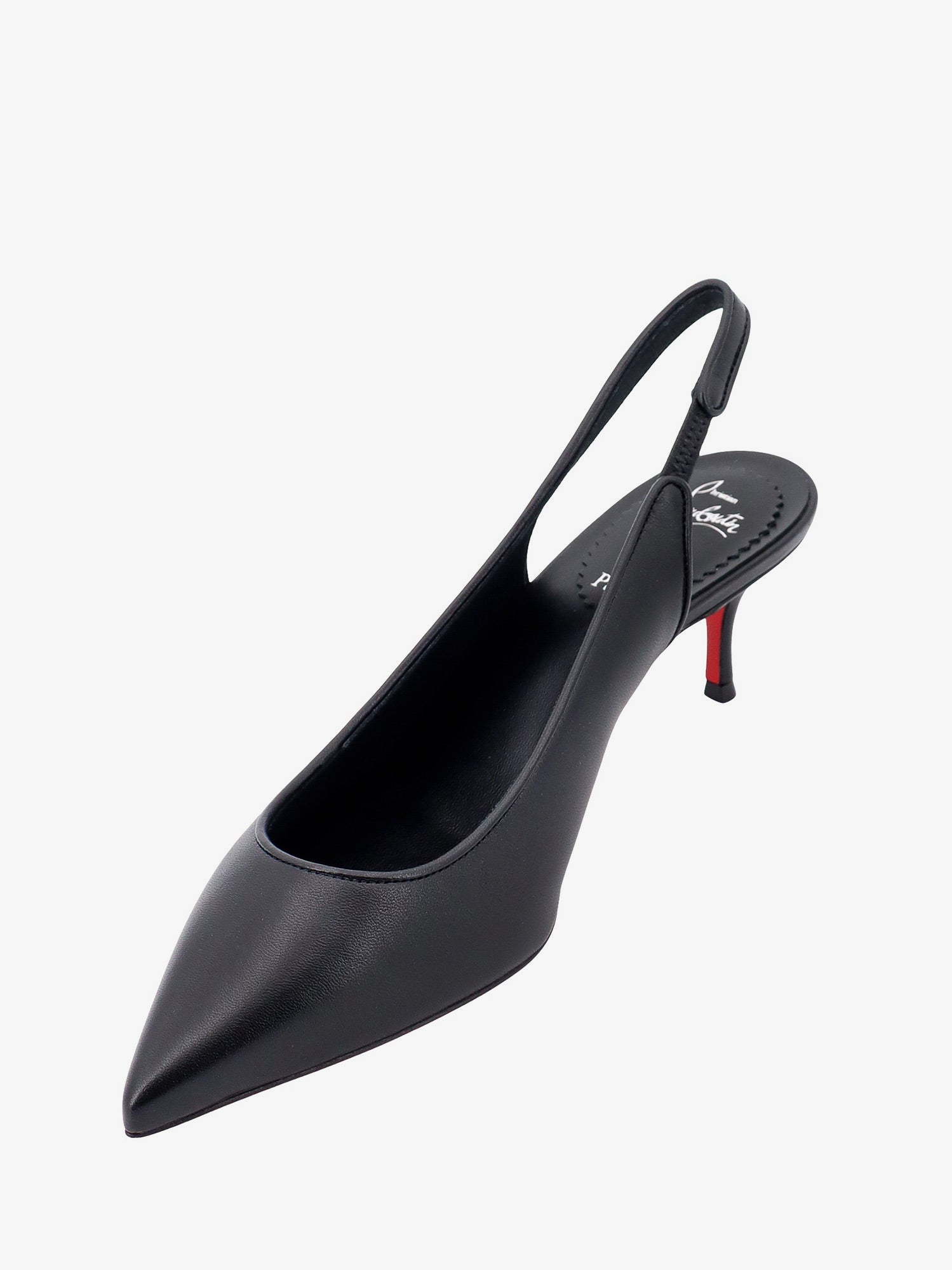 Christian Louboutin Sporty Kate Sling 55 Leather Slingback Pumps