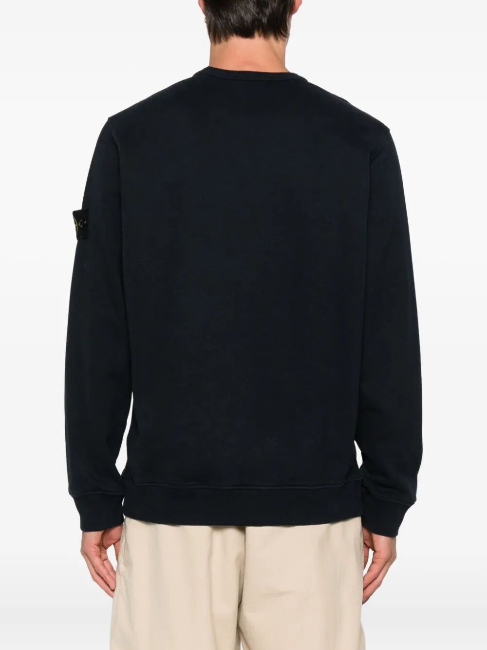 Stone Island Cotton Fleece Crew Neck Sweatshirt